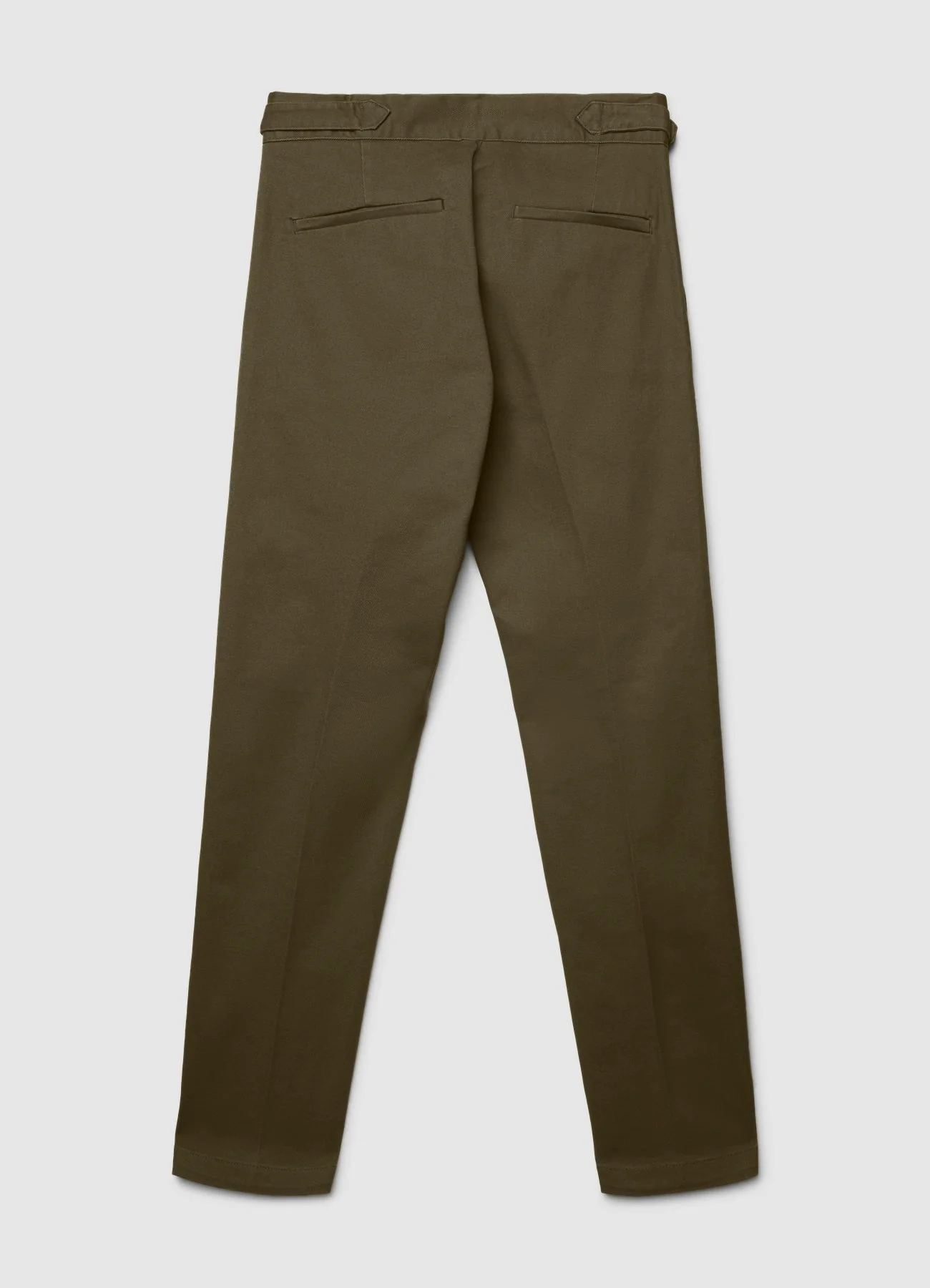 Pantaloni chino con pinces e fibbie laterali - Image 5