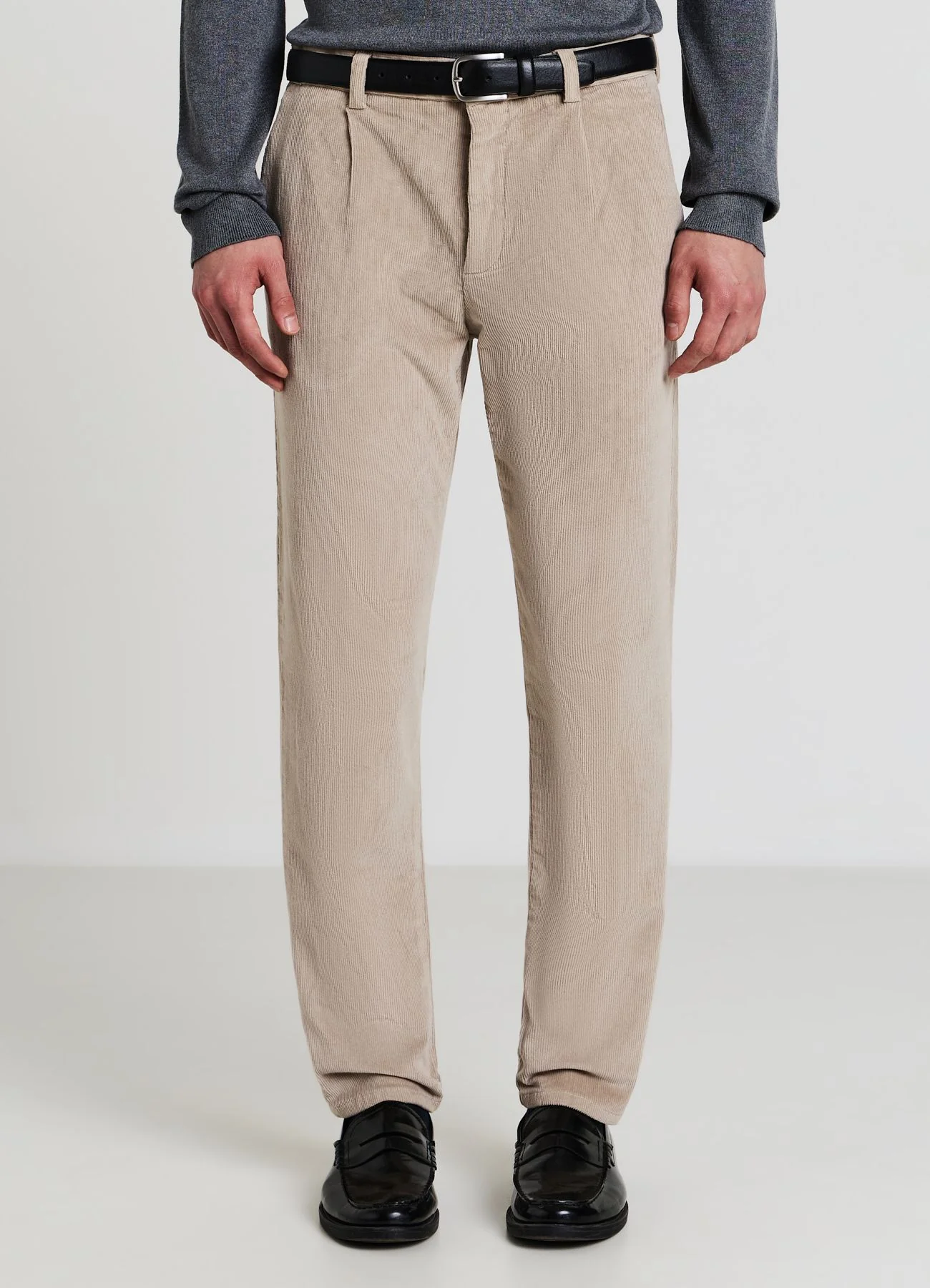 Pantaloni chino effetto velluto a coste - Image 3