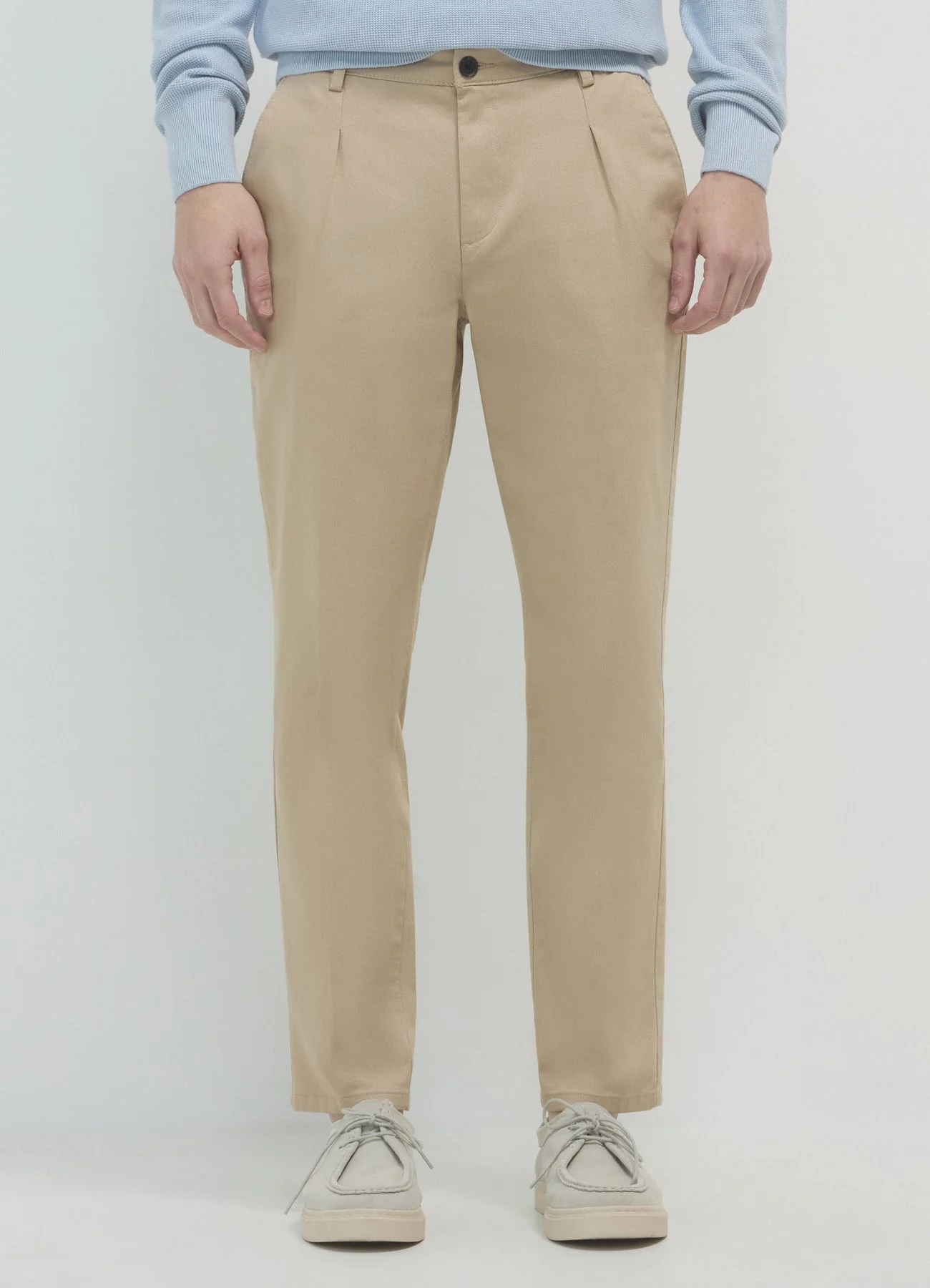 Pantaloni chino in cotone