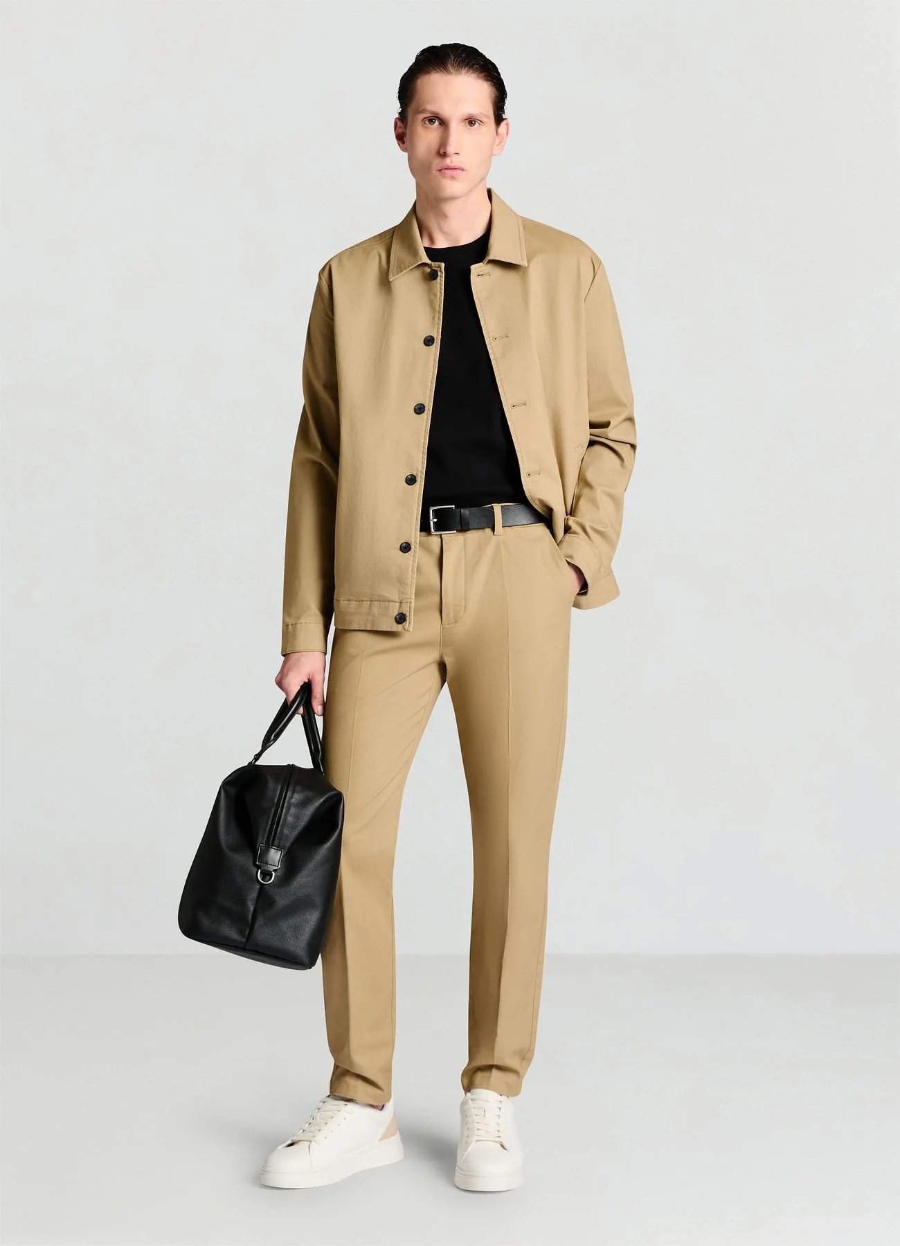 Pantaloni chino in cotone