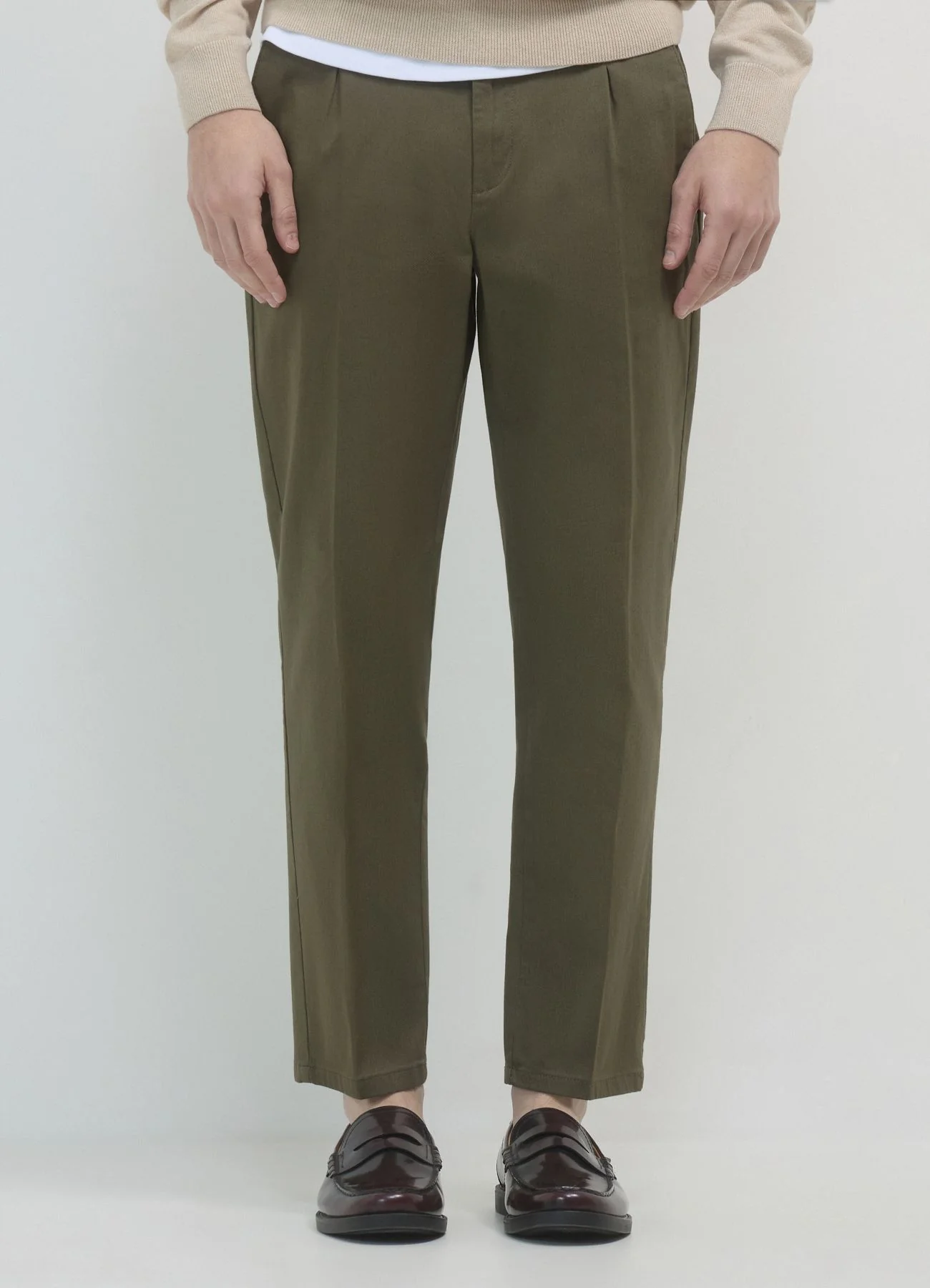 Pantaloni chino in cotone