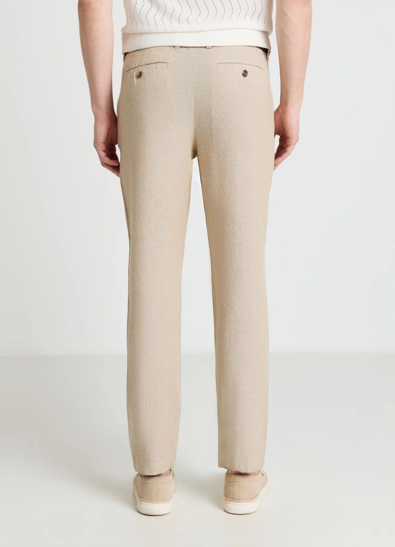 Pantaloni chino in lino - Image 3
