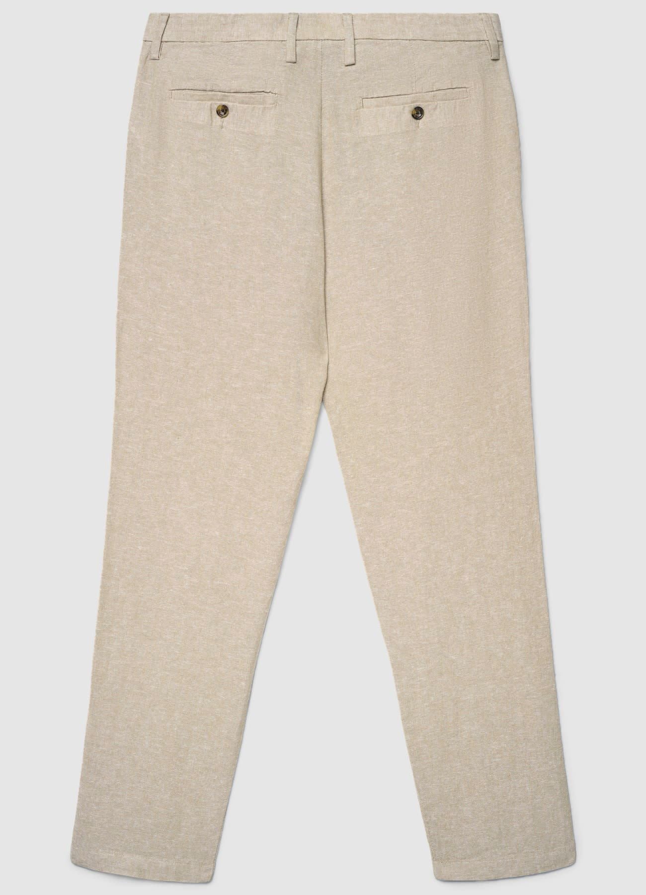 Pantaloni chino in lino - Image 4
