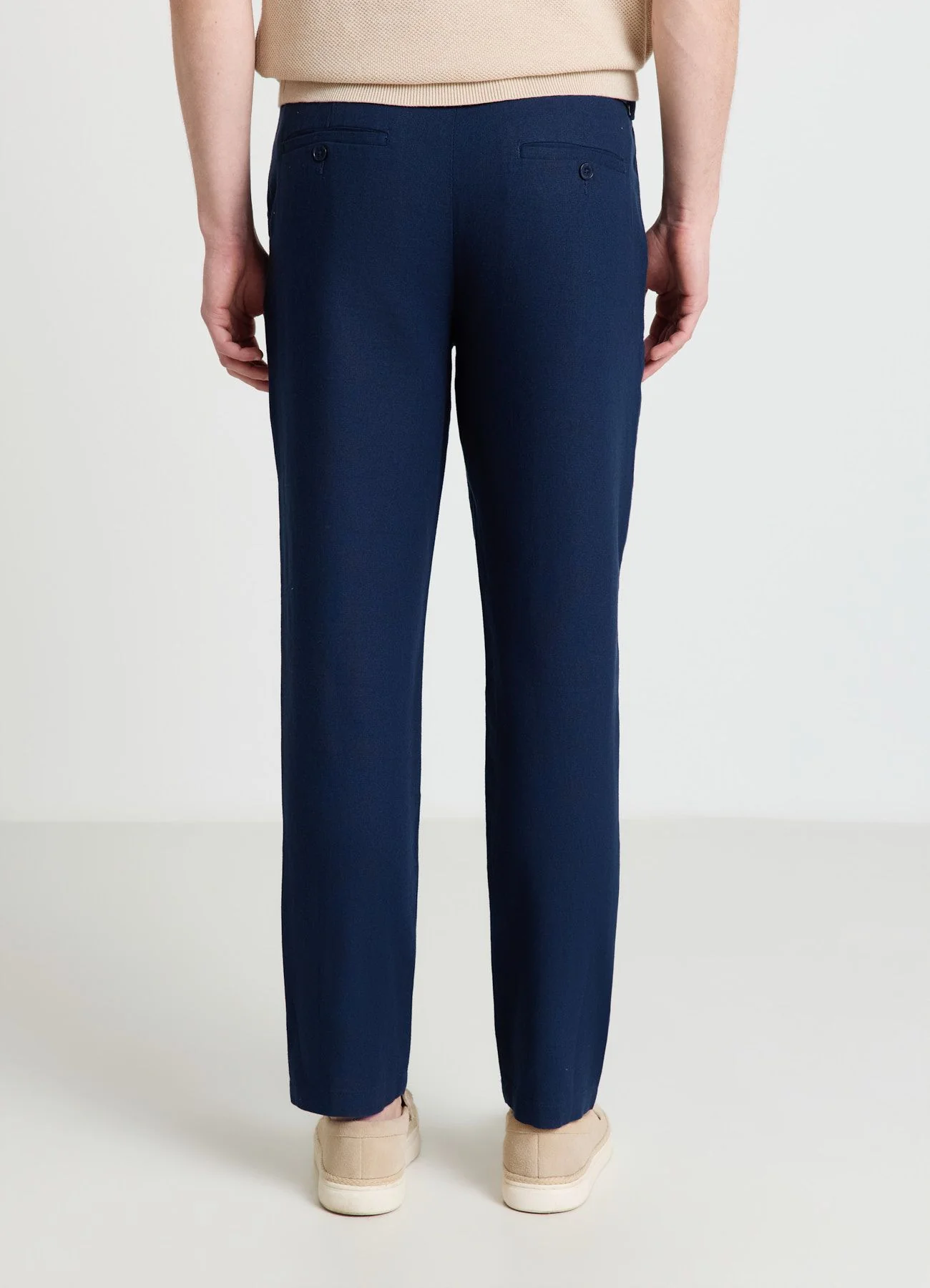 Pantaloni chino misto lino - Image 3