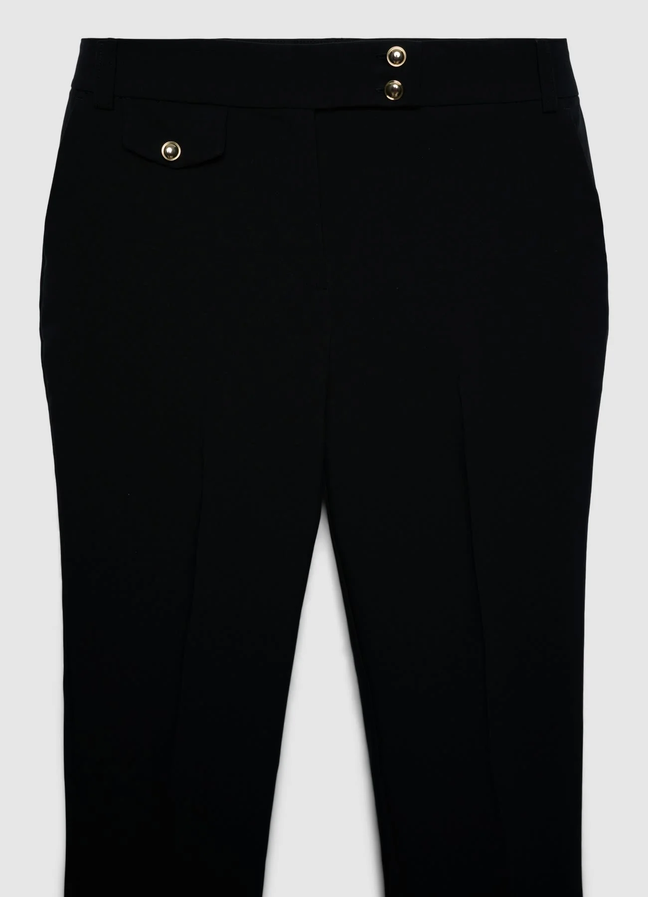 Pantaloni chino slim con bottoni decorativi - Image 4