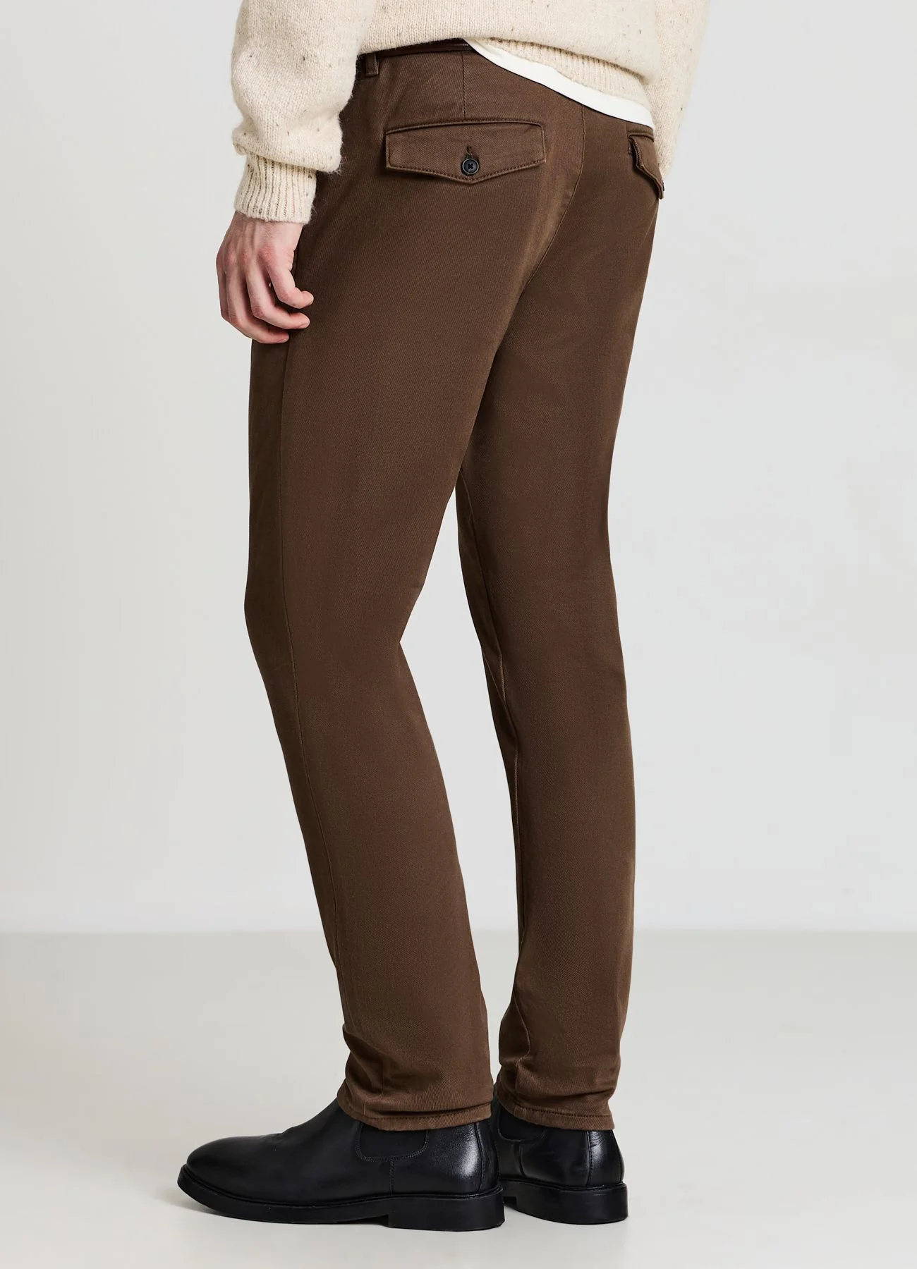 Pantaloni chino slim in twill pesante - Image 2