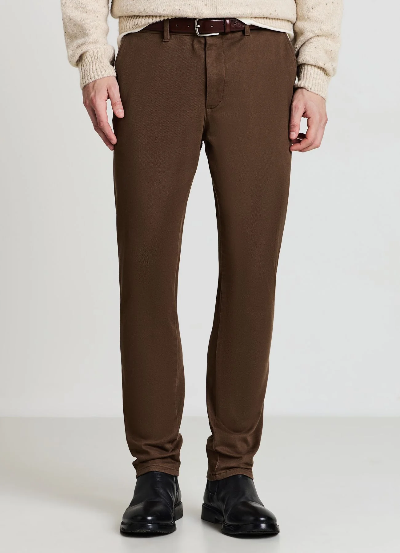 Pantaloni chino slim in twill pesante - Image 3