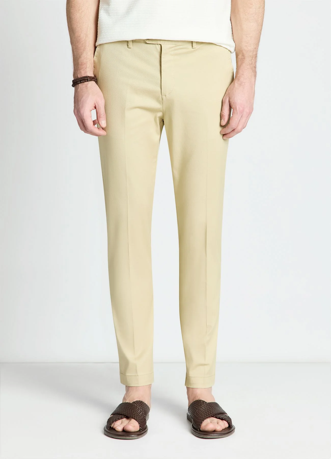 Pantaloni chino tinta unita - Image 2
