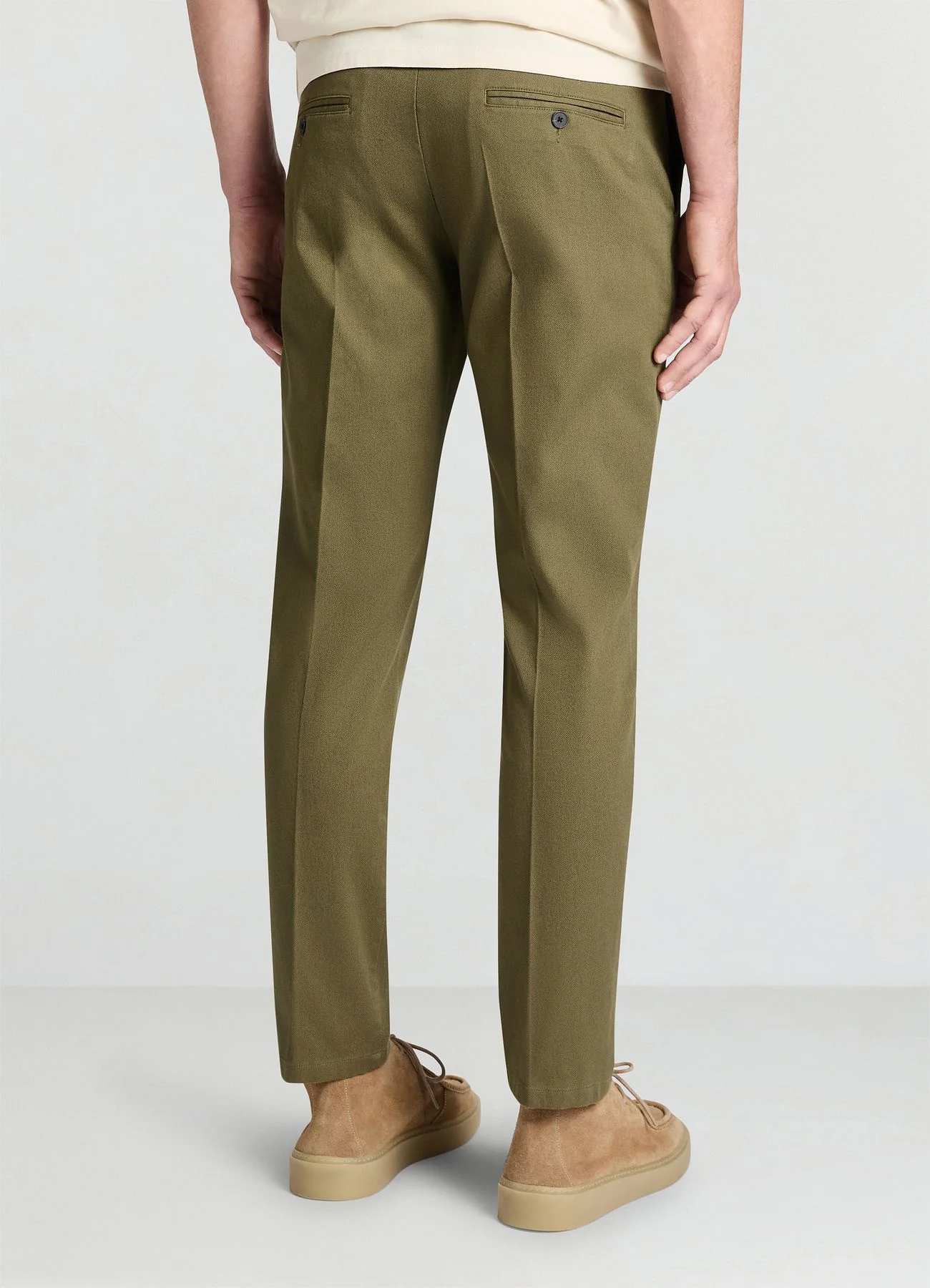 Pantaloni chino vita con elastico - Image 3