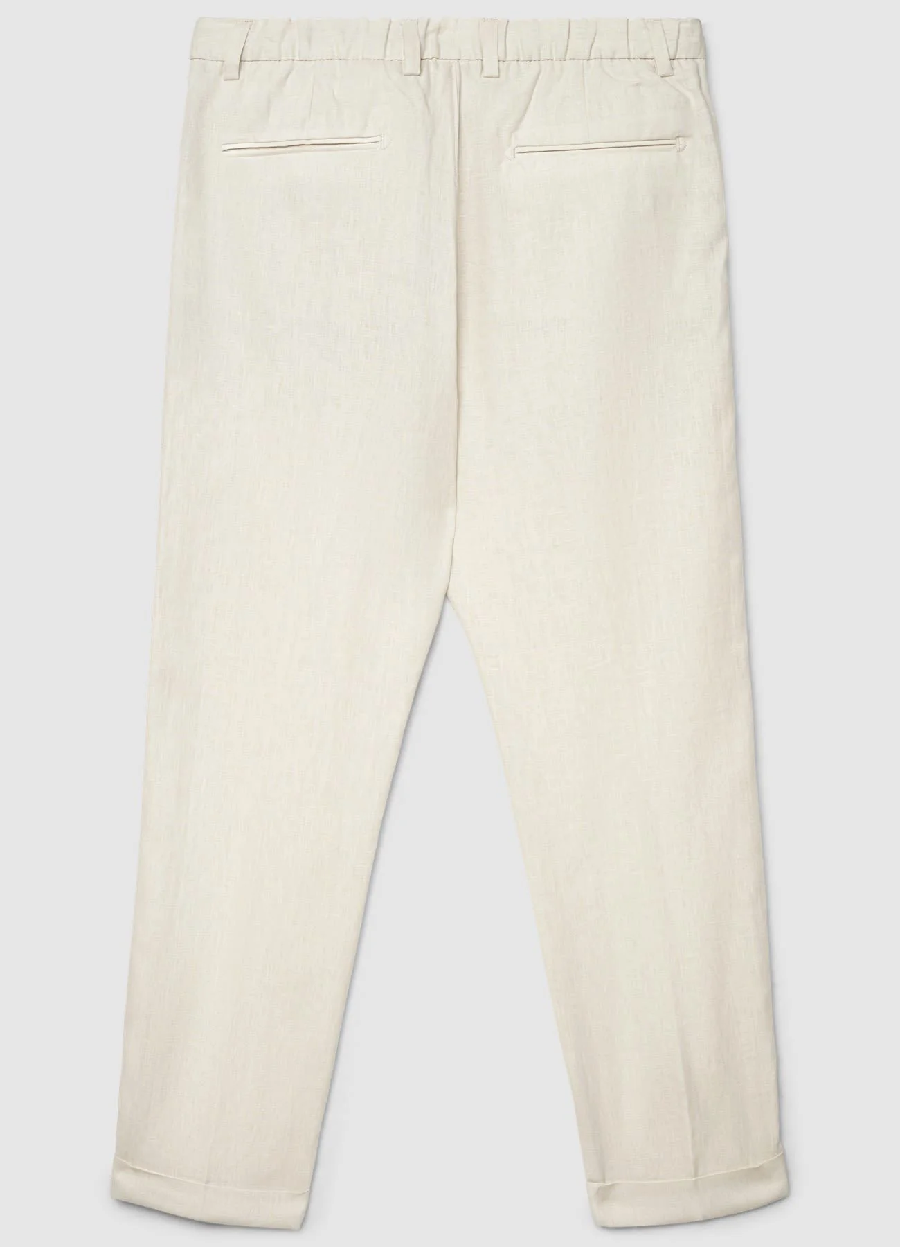 Pantaloni con coulisse in lino - Image 6