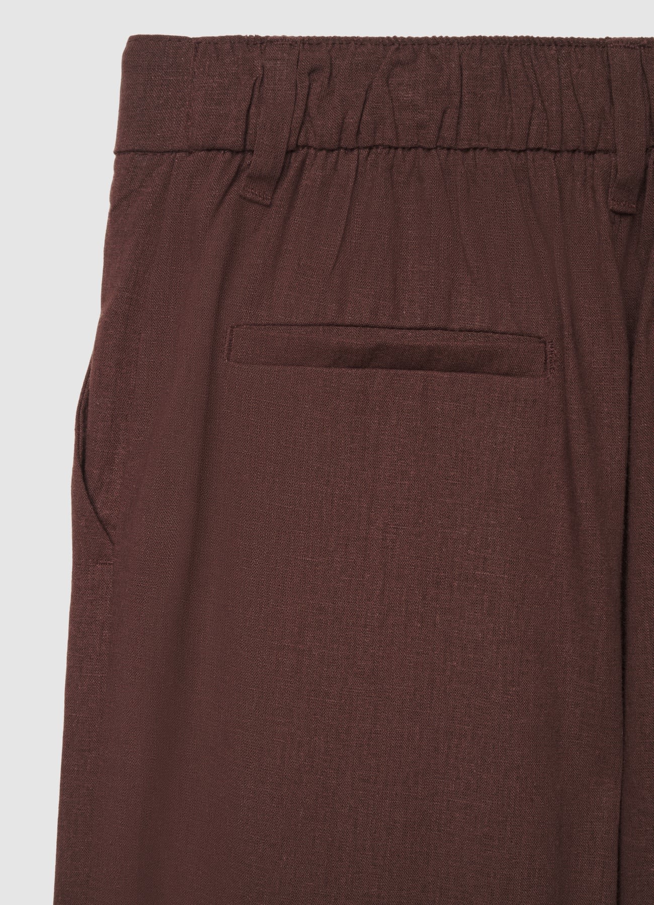 Pantaloni con pince in misto lino - Image 6