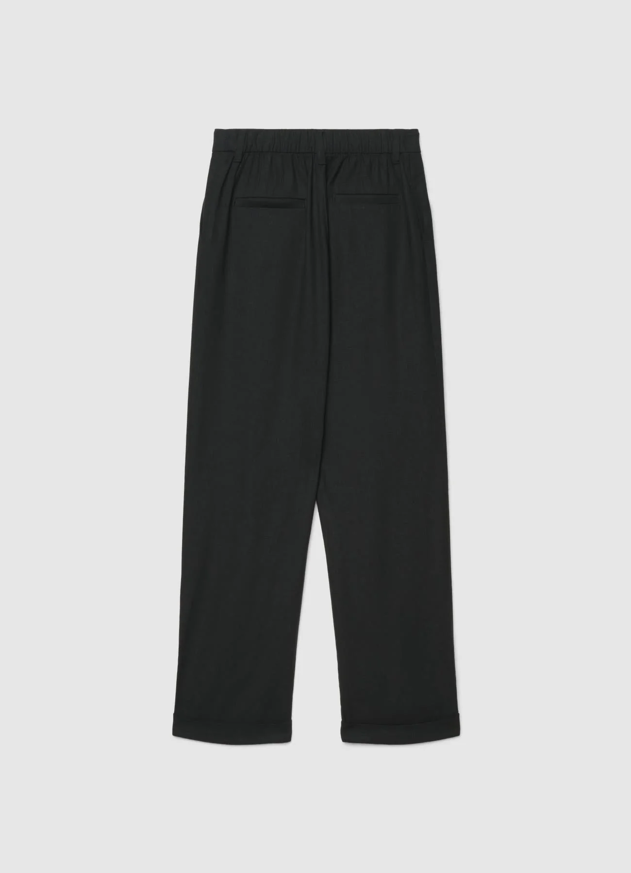 Pantaloni con pince in misto lino - Image 5