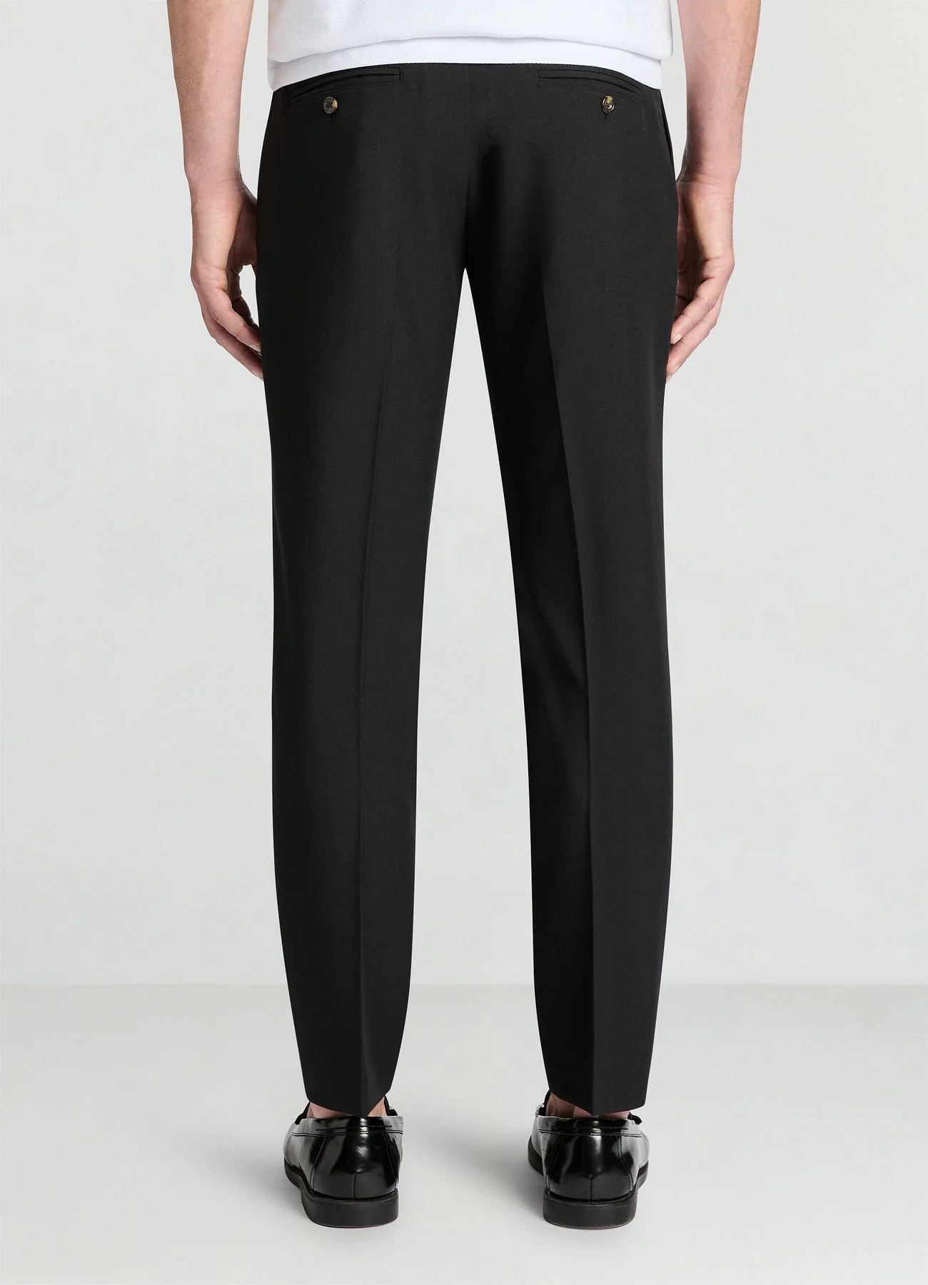Pantaloni con pinces e tasche americane - Image 2