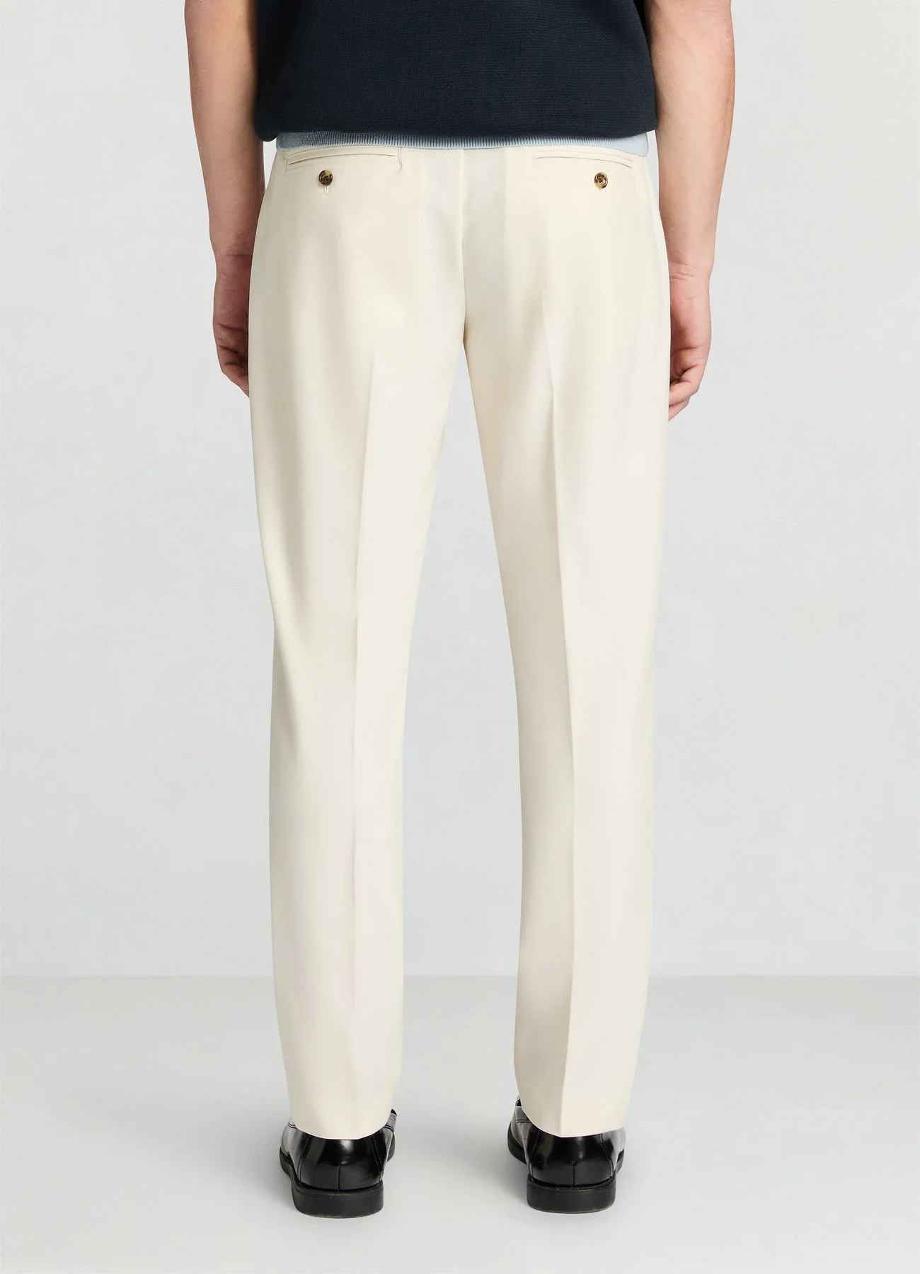 Pantaloni con pinces e tasche americane - Image 3