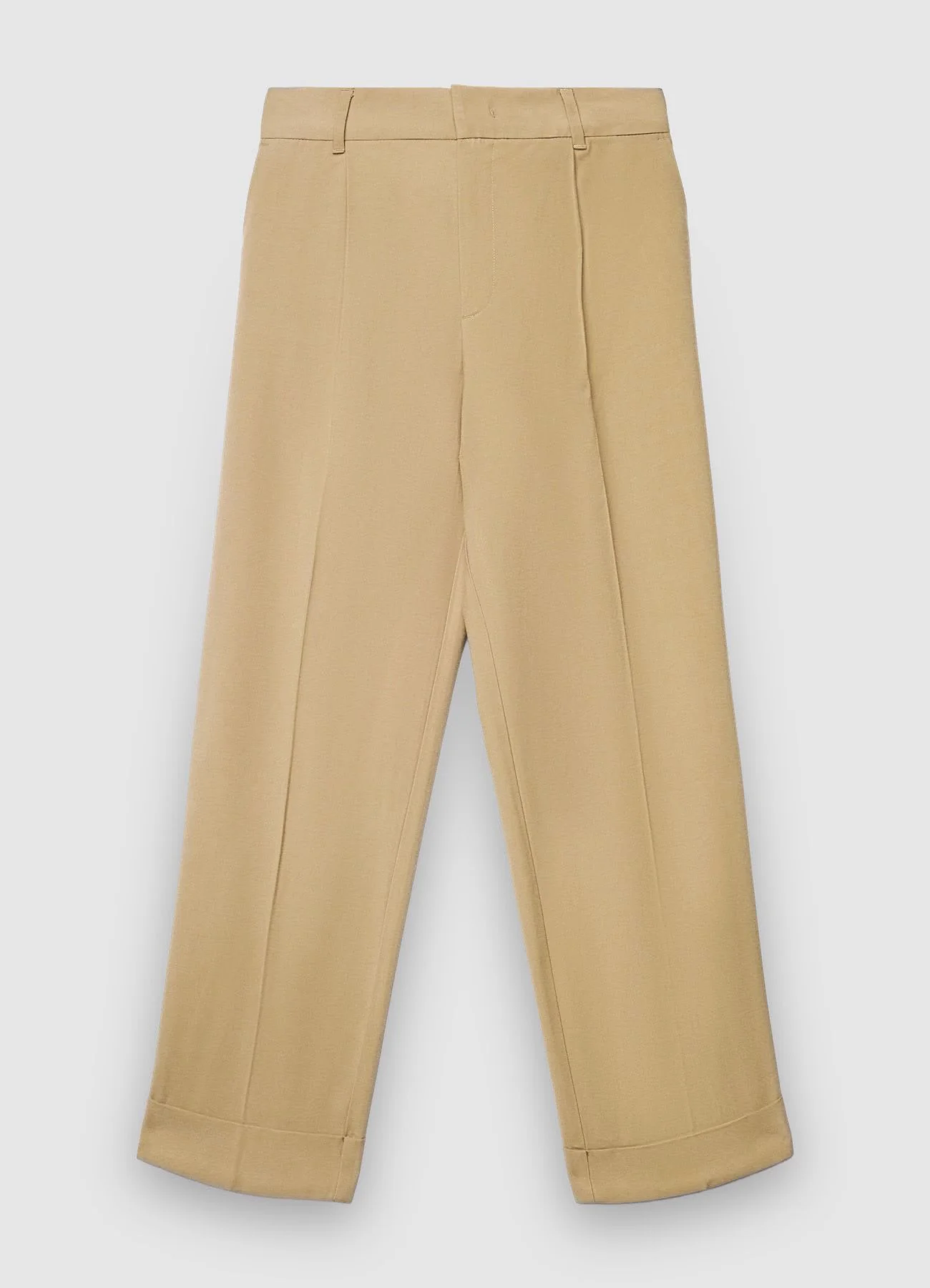 Pantaloni con risvolto tinta unita - Image 6