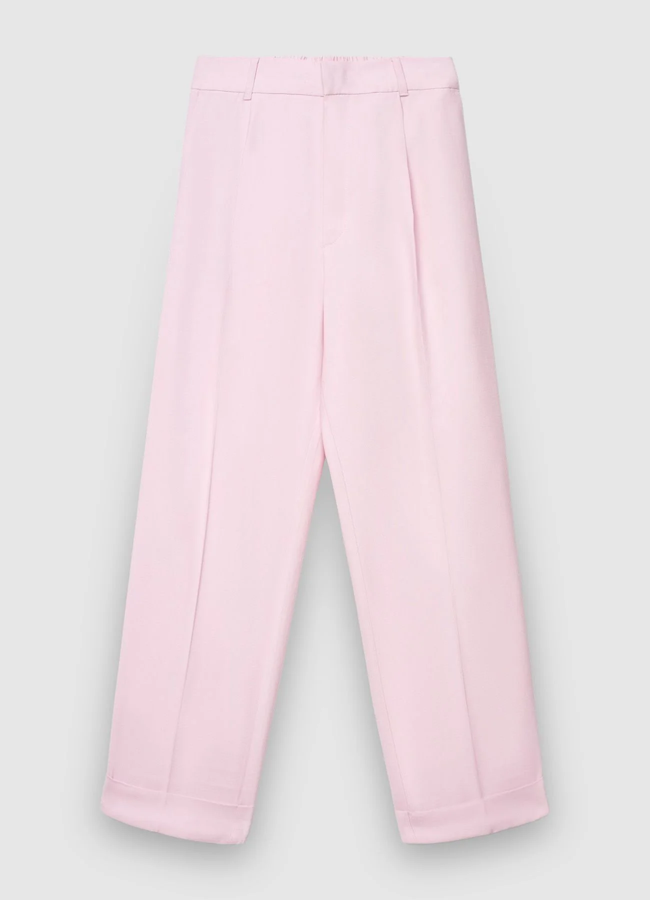 Pantaloni con risvolto tinta unita - Image 6