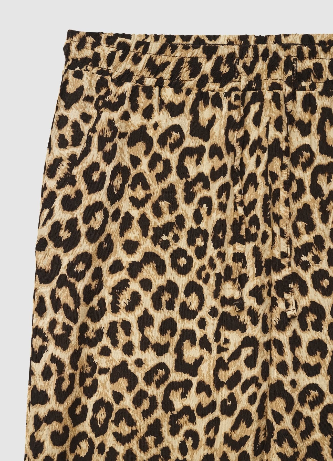 Pantaloni con stampa animalier e coulisse - Image 4