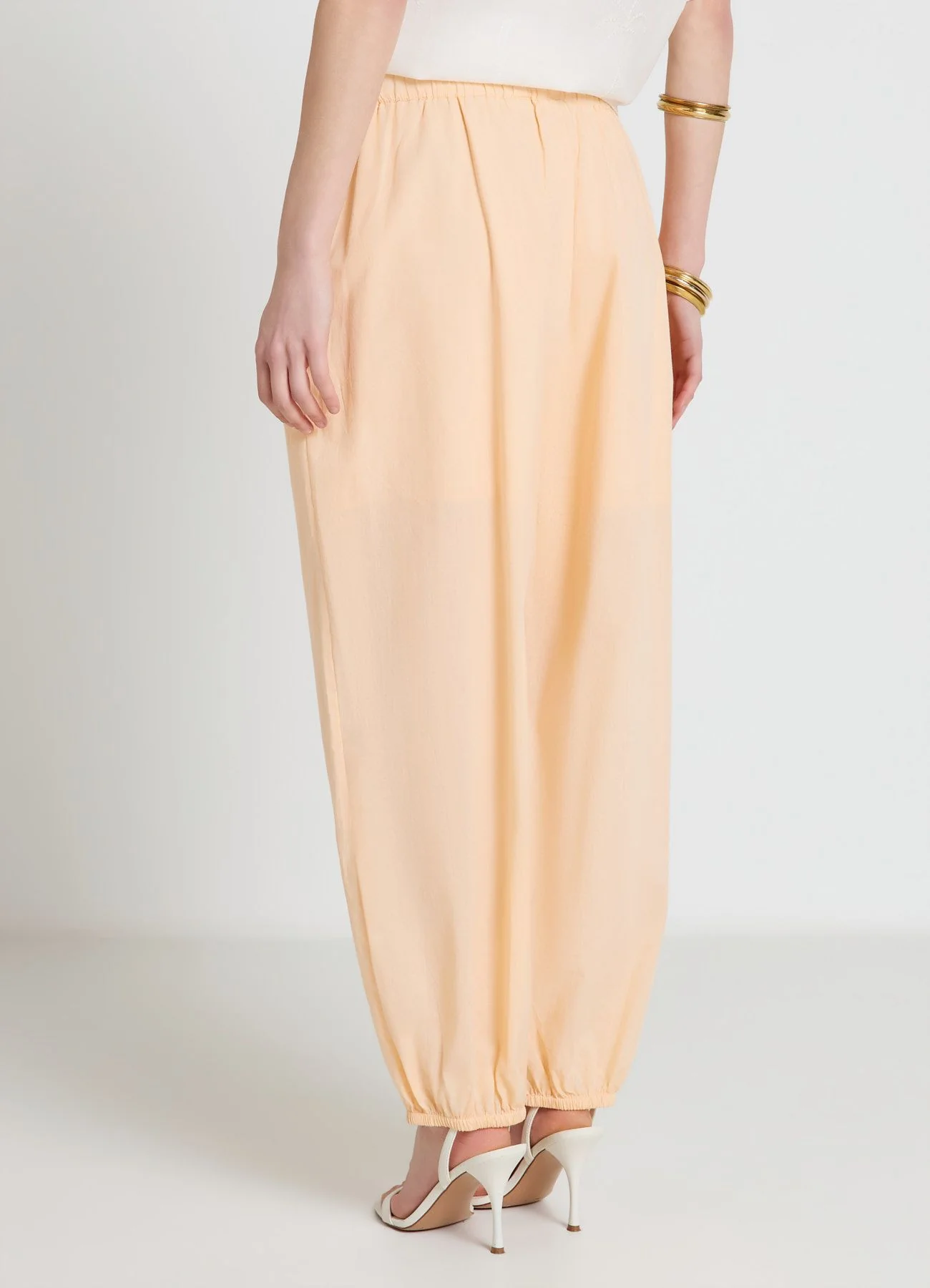 Pantaloni con vita elasticizzata - Image 2