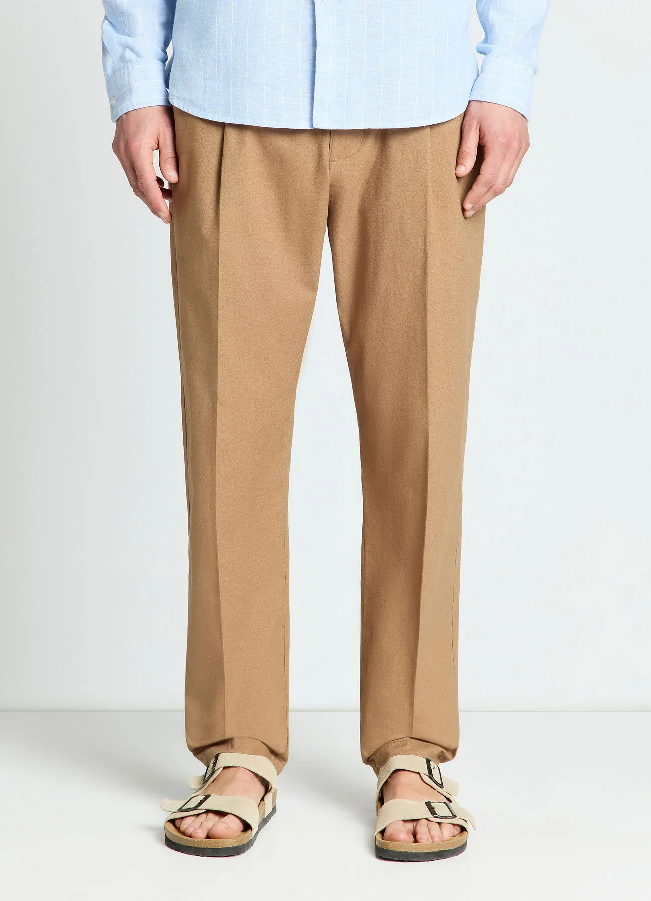Pantaloni con vita elasticizzata - Image 2