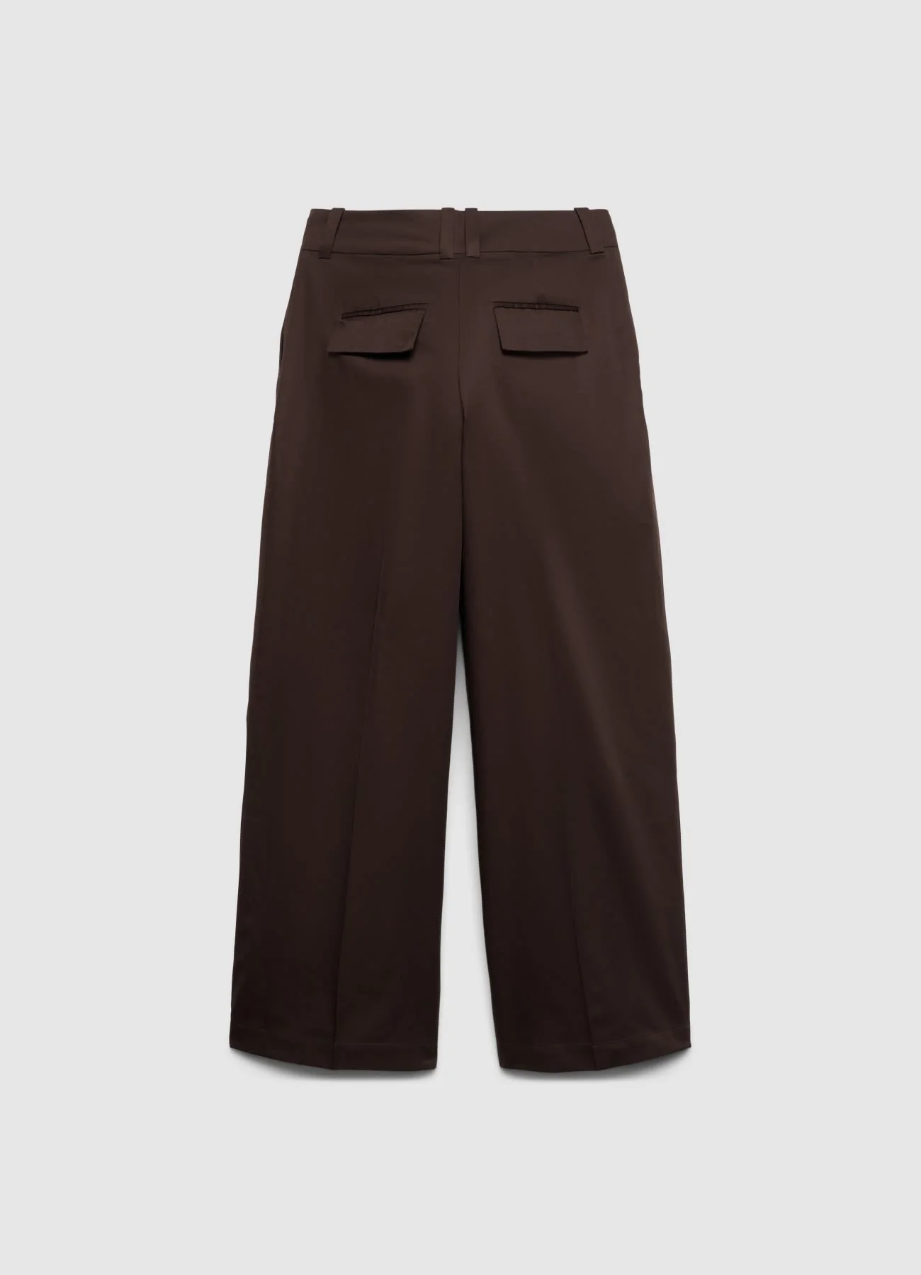 Pantaloni crop palazzo con pinces - Image 5