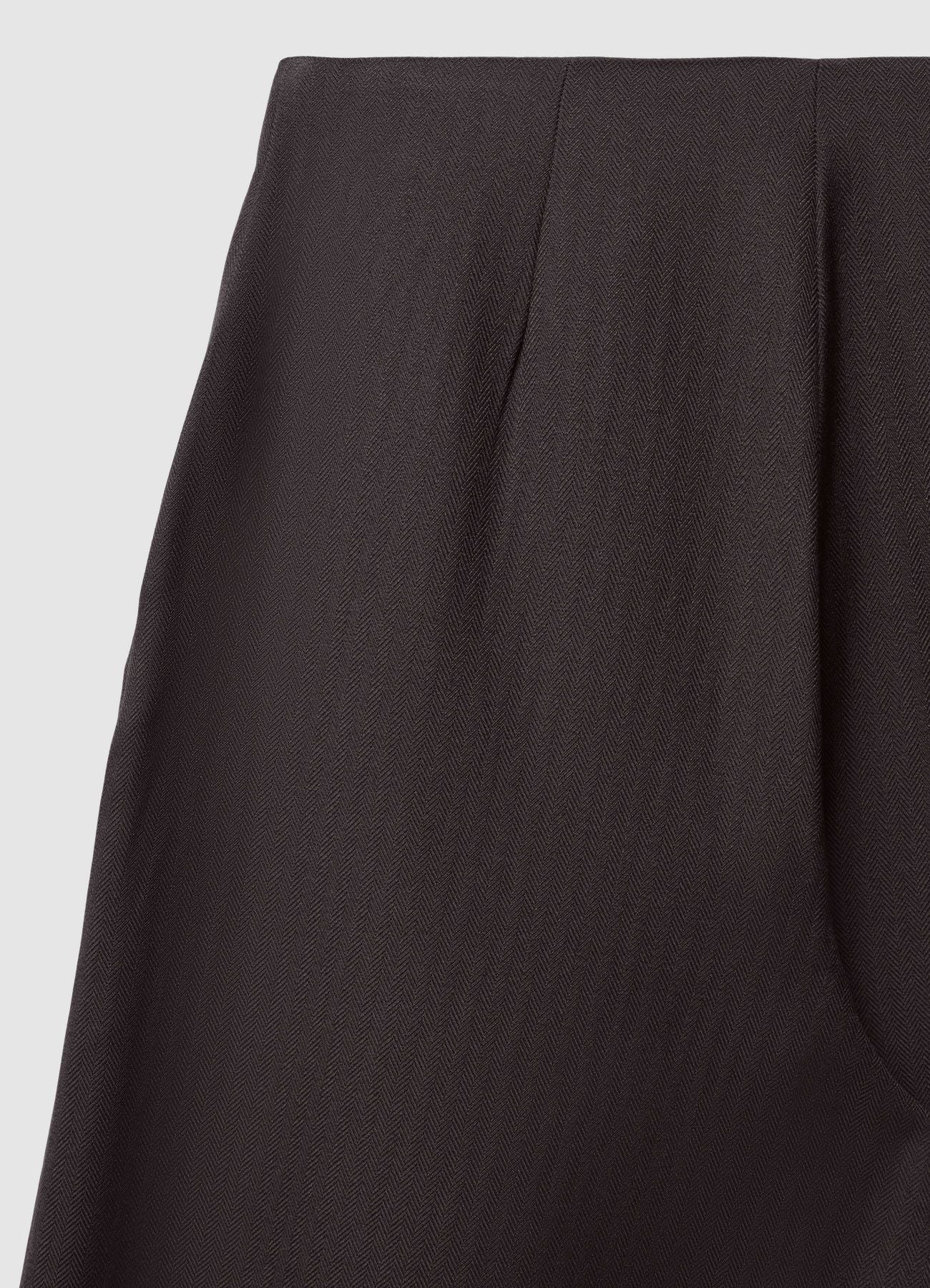 Pantaloni crop wide spinato - Image 5
