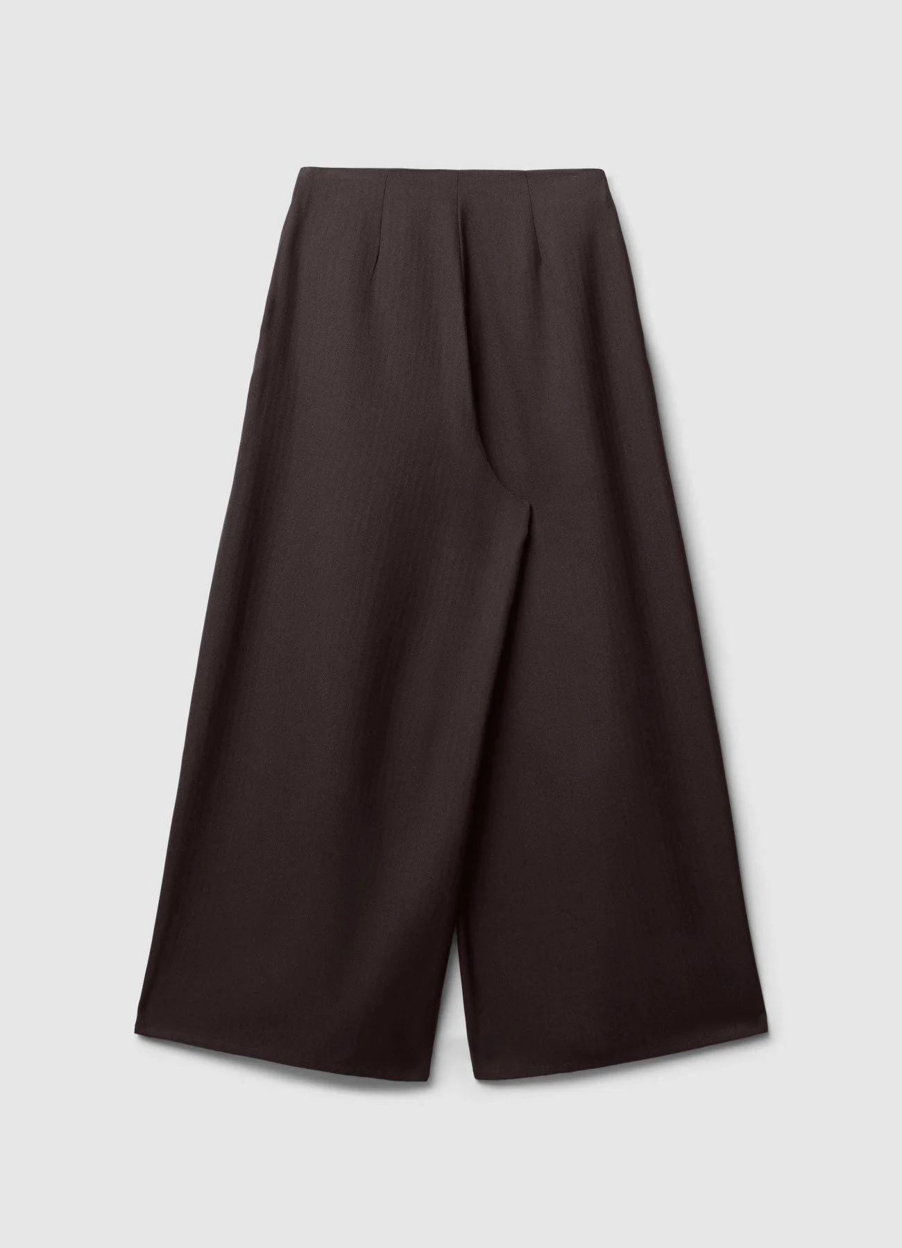 Pantaloni crop wide spinato - Image 6