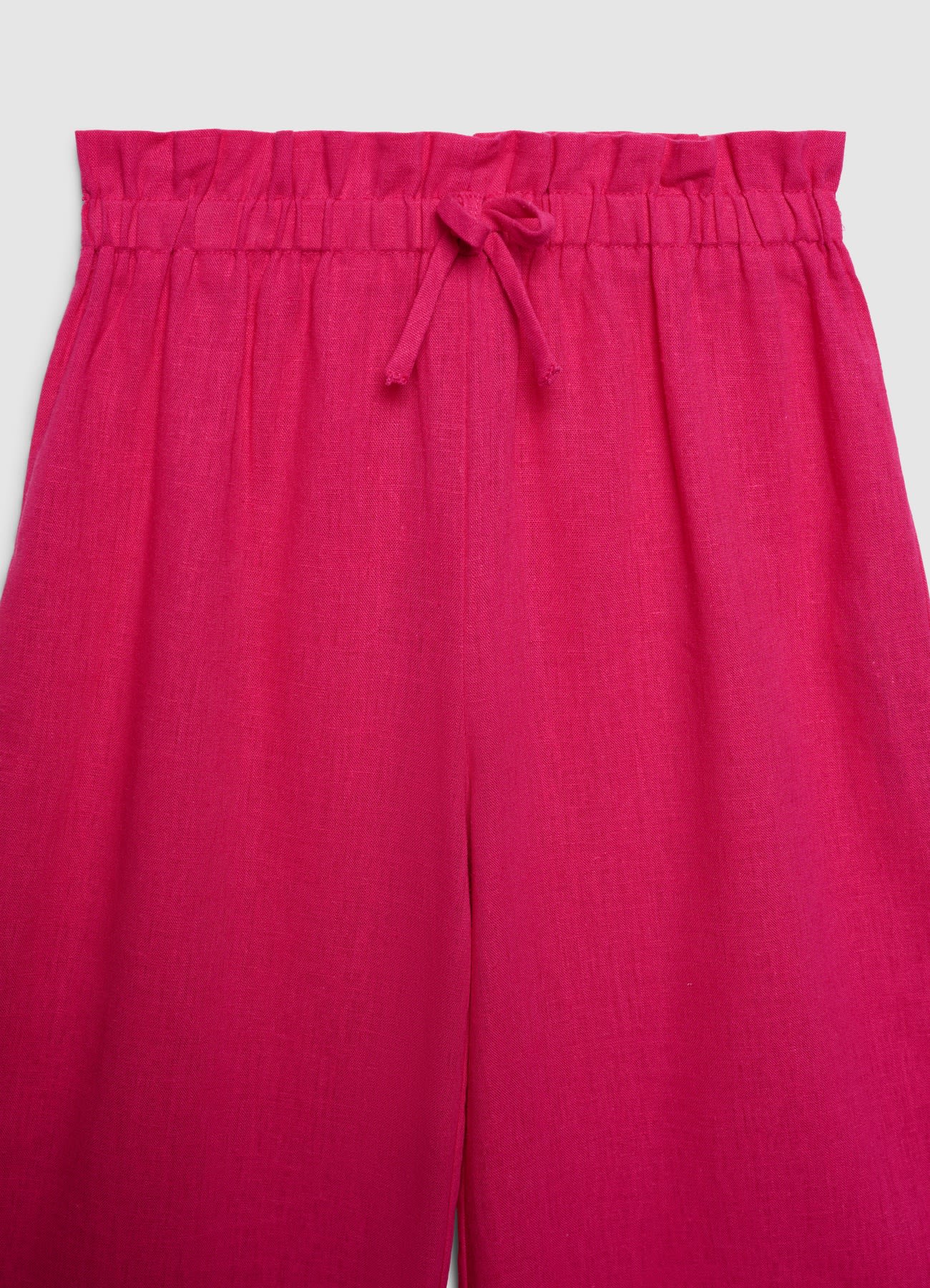 Pantaloni cropped con coulisse