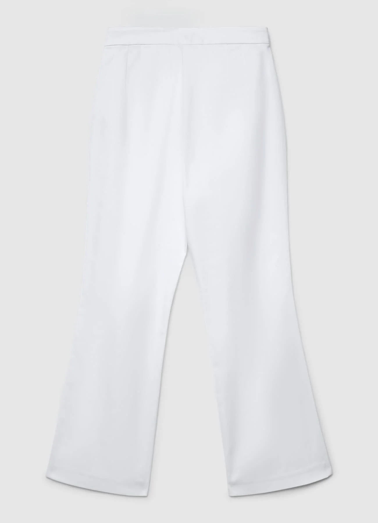 Pantaloni cropped flare tinta unita - Image 6