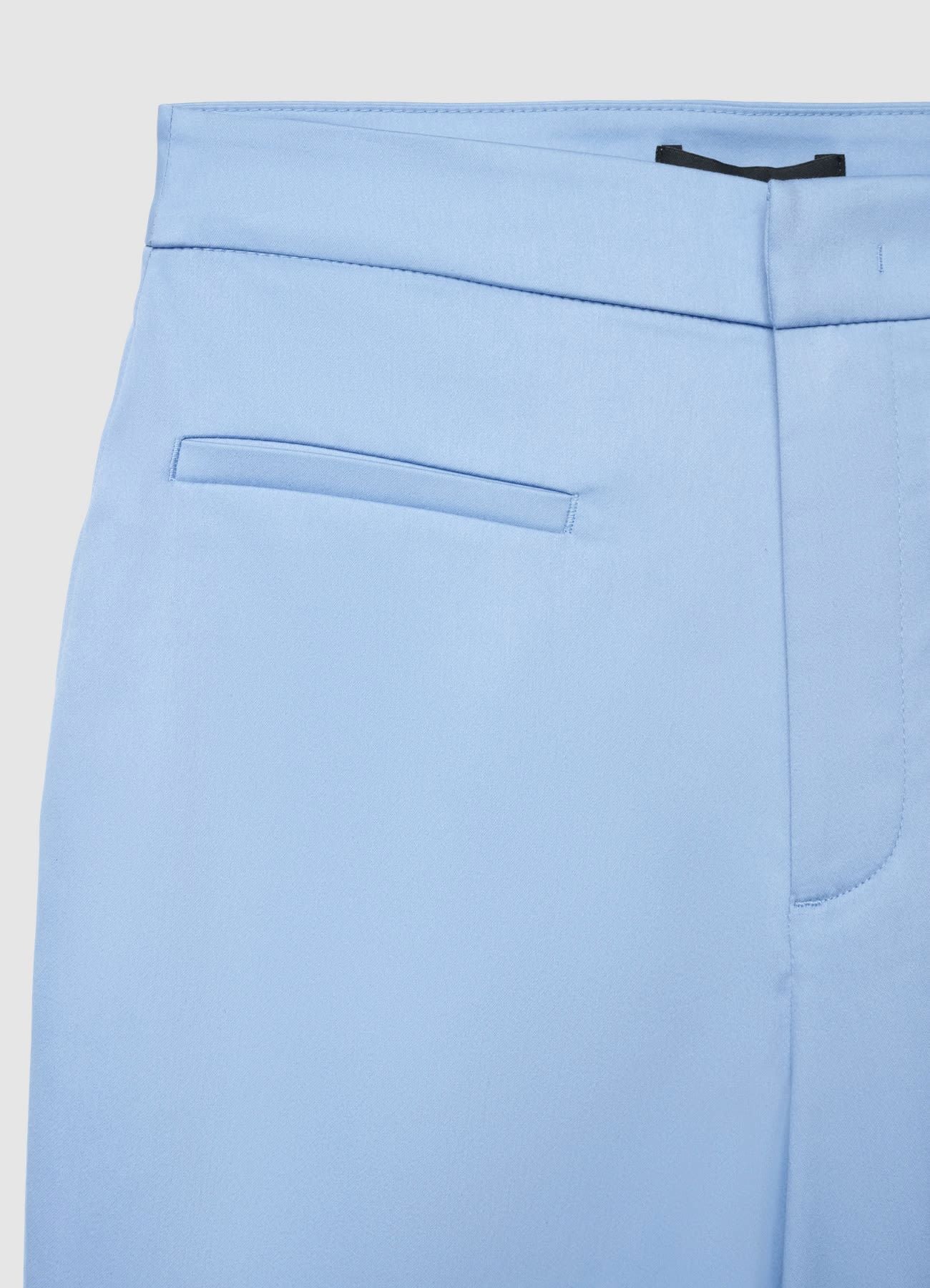 Pantaloni cropped flare tinta unita - Image 5