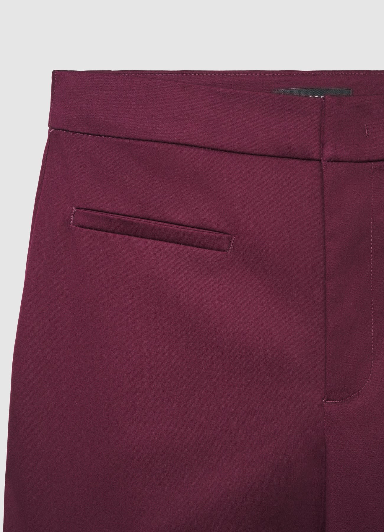 Pantaloni cropped flare tinta unita - Image 4
