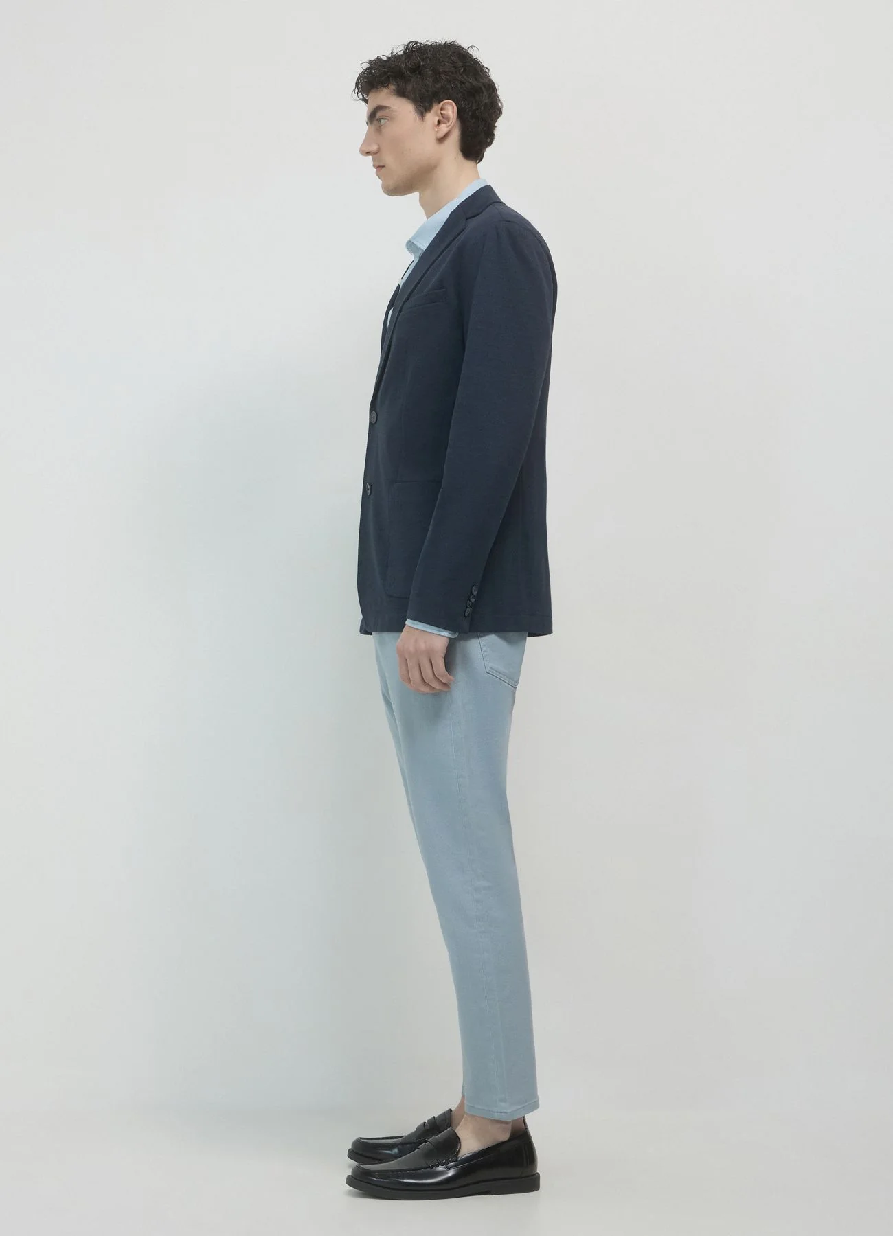 Pantaloni cropped in cotone - Image 3