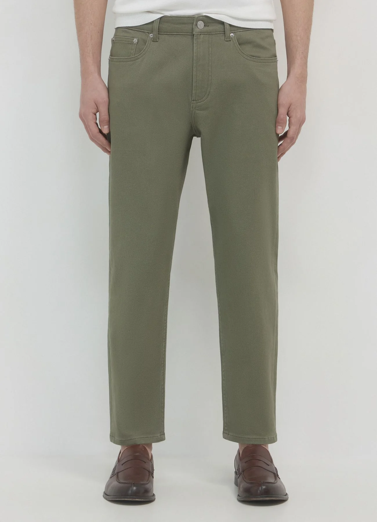 Pantaloni cropped in cotone - Image 2