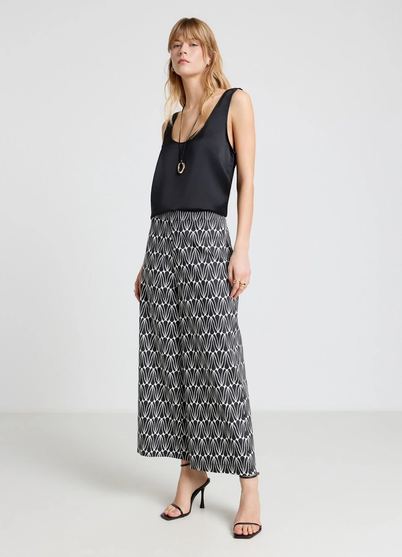 Pantaloni culotte a fantasia