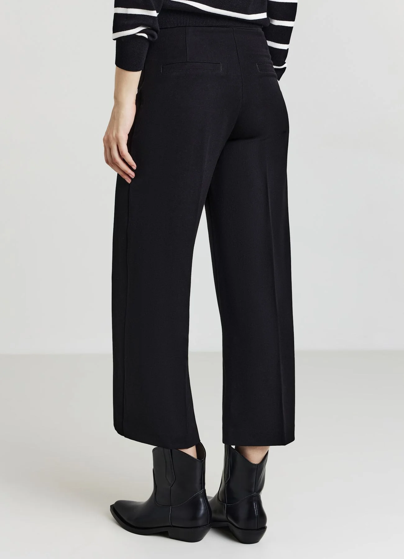 Pantaloni culotte a vita alta