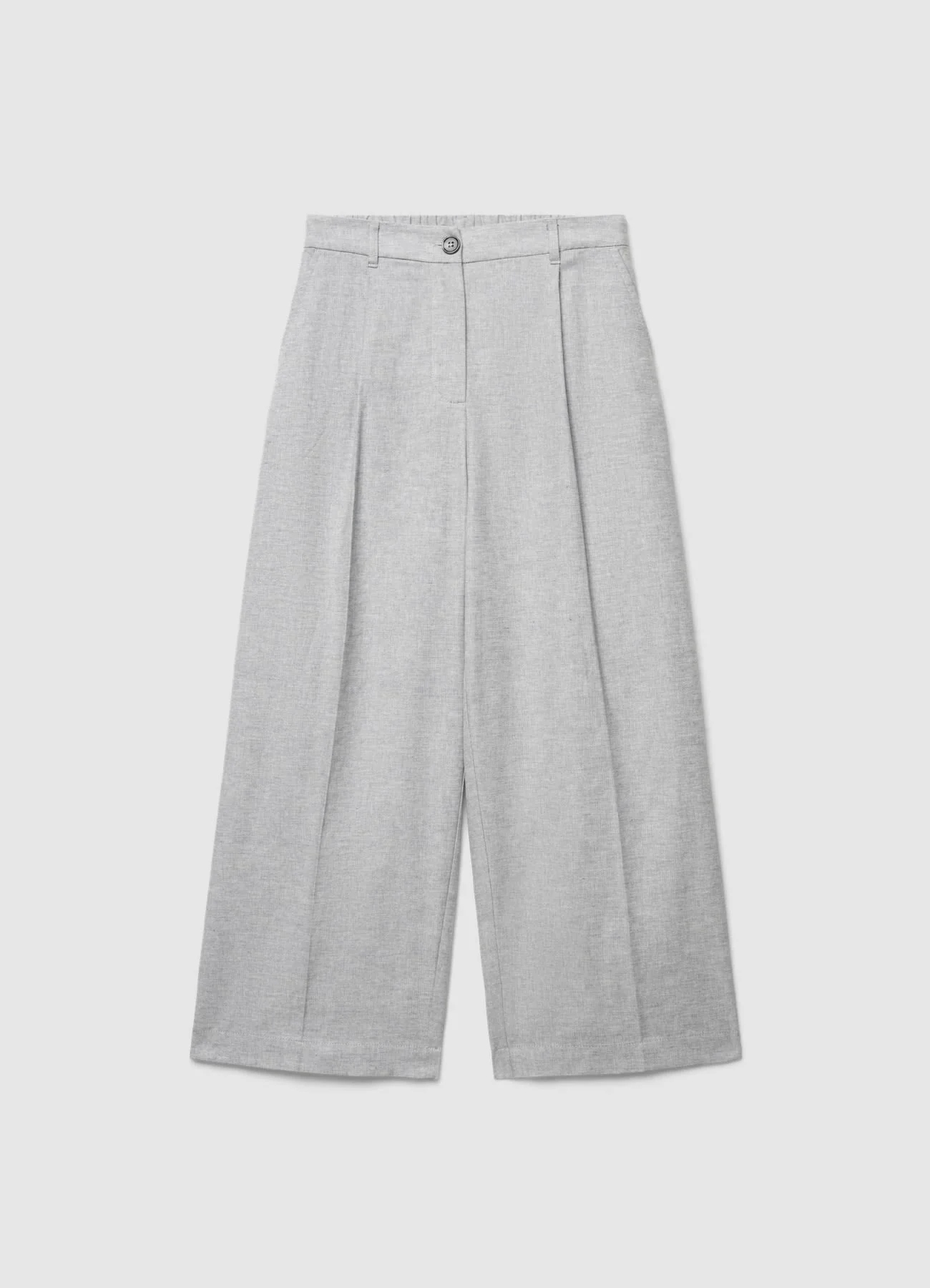 Pantaloni culotte con pinces - Image 4