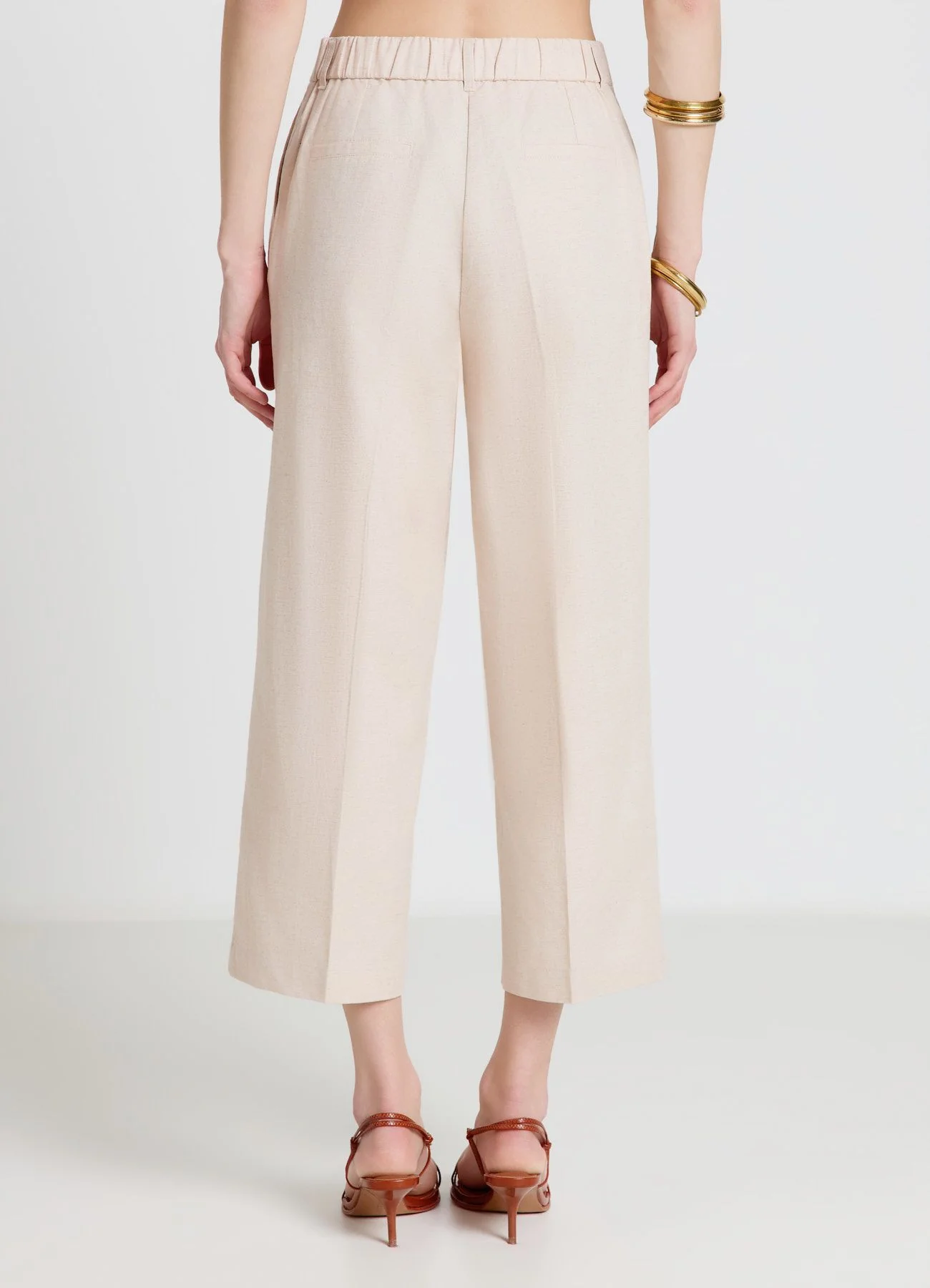 Pantaloni culotte con pinces - Image 3