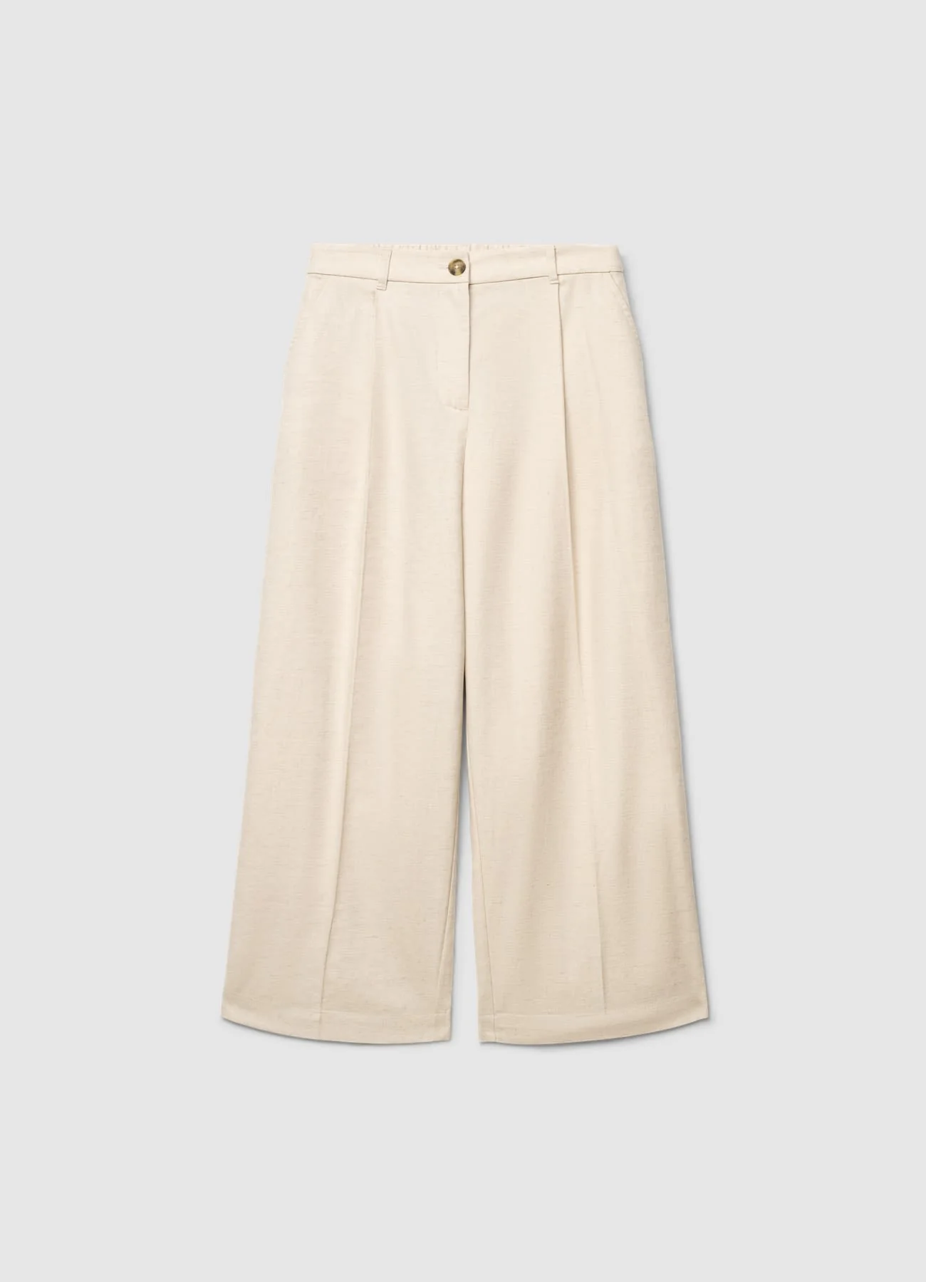 Pantaloni culotte con pinces - Image 4