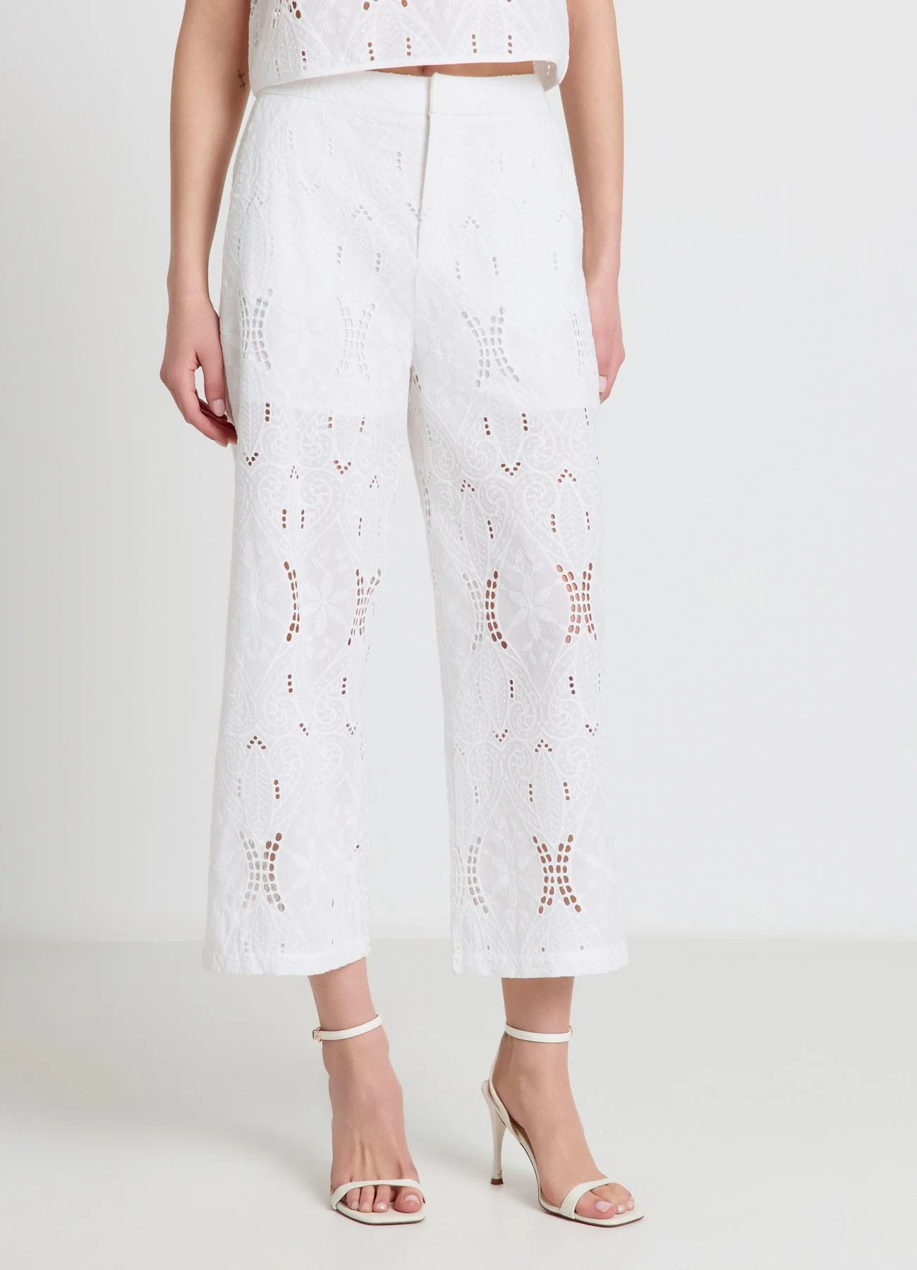 Pantaloni culotte in sangallo - Image 2
