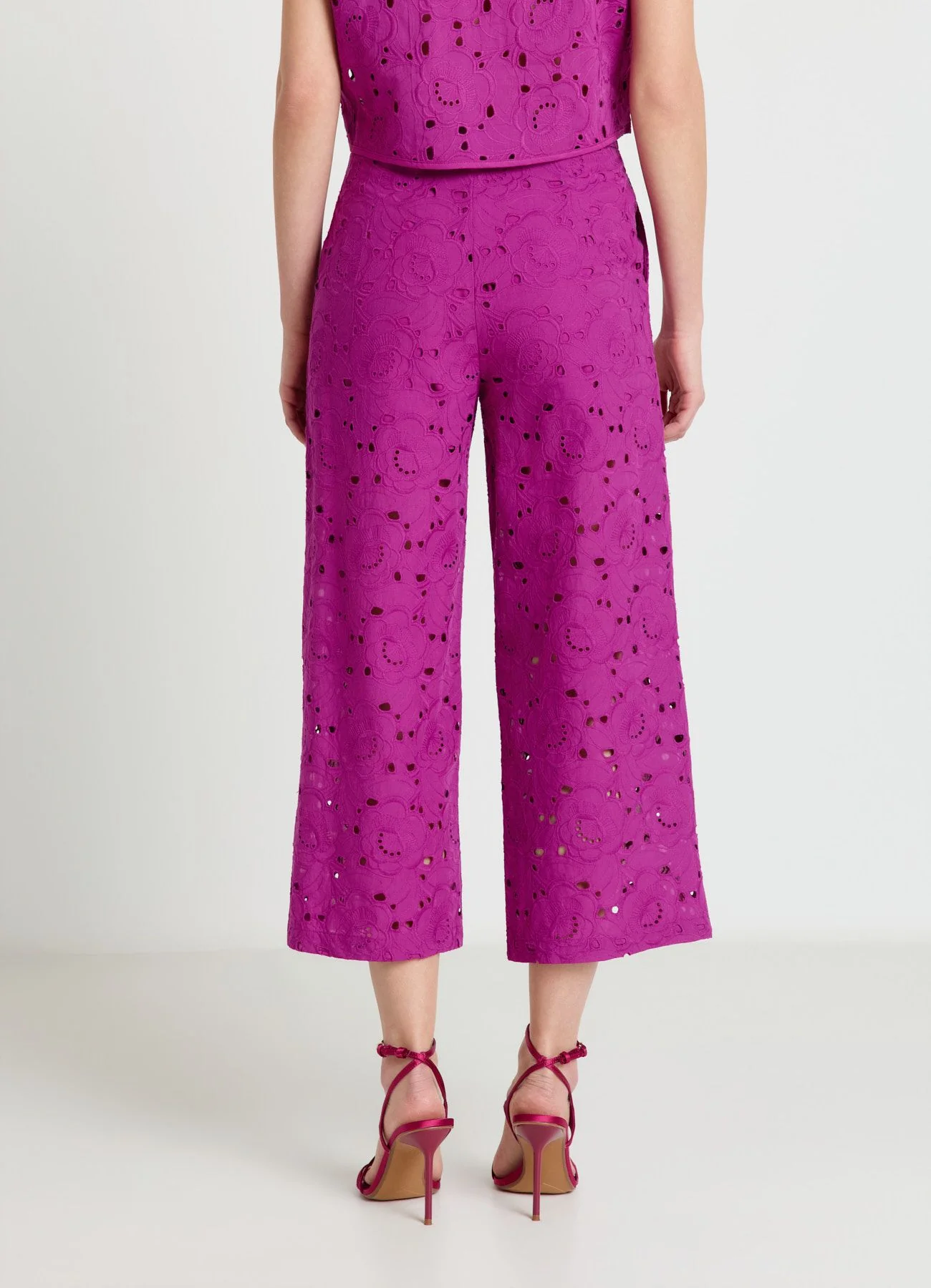 Pantaloni culotte in sangallo - Image 3