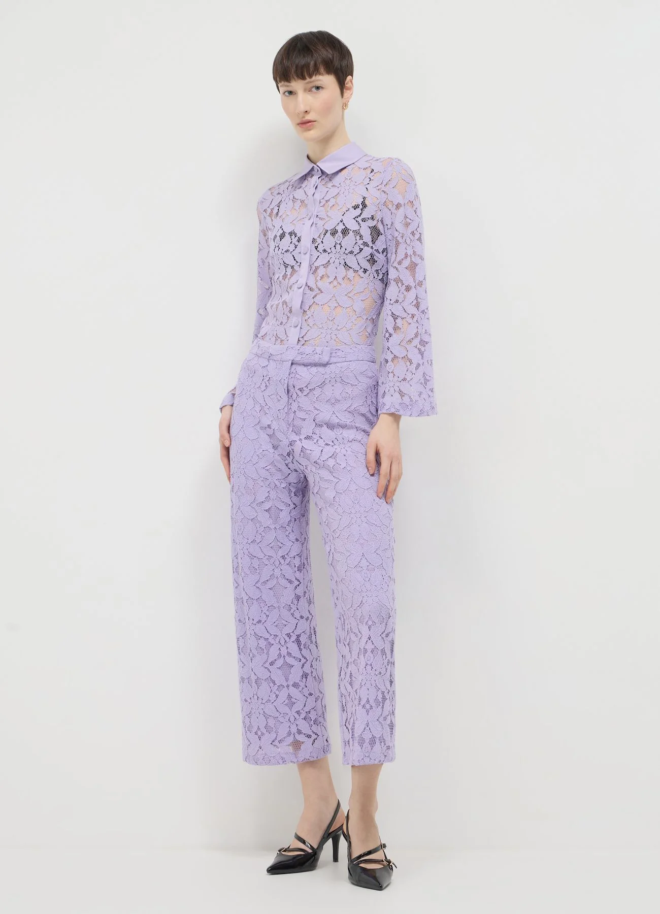 Pantaloni culotte pizzo - Image 3