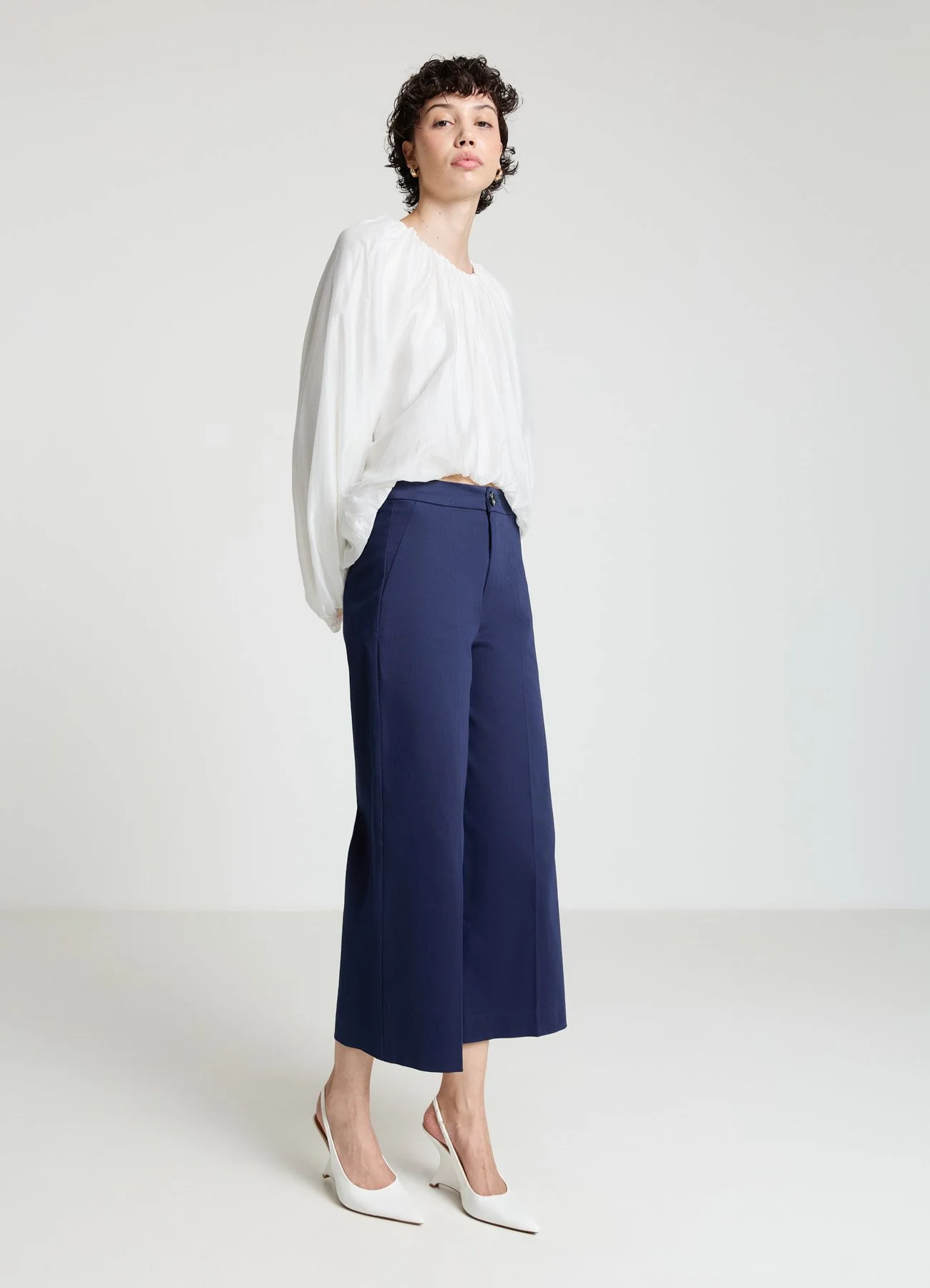 Pantaloni culotte sartoriali - Image 2