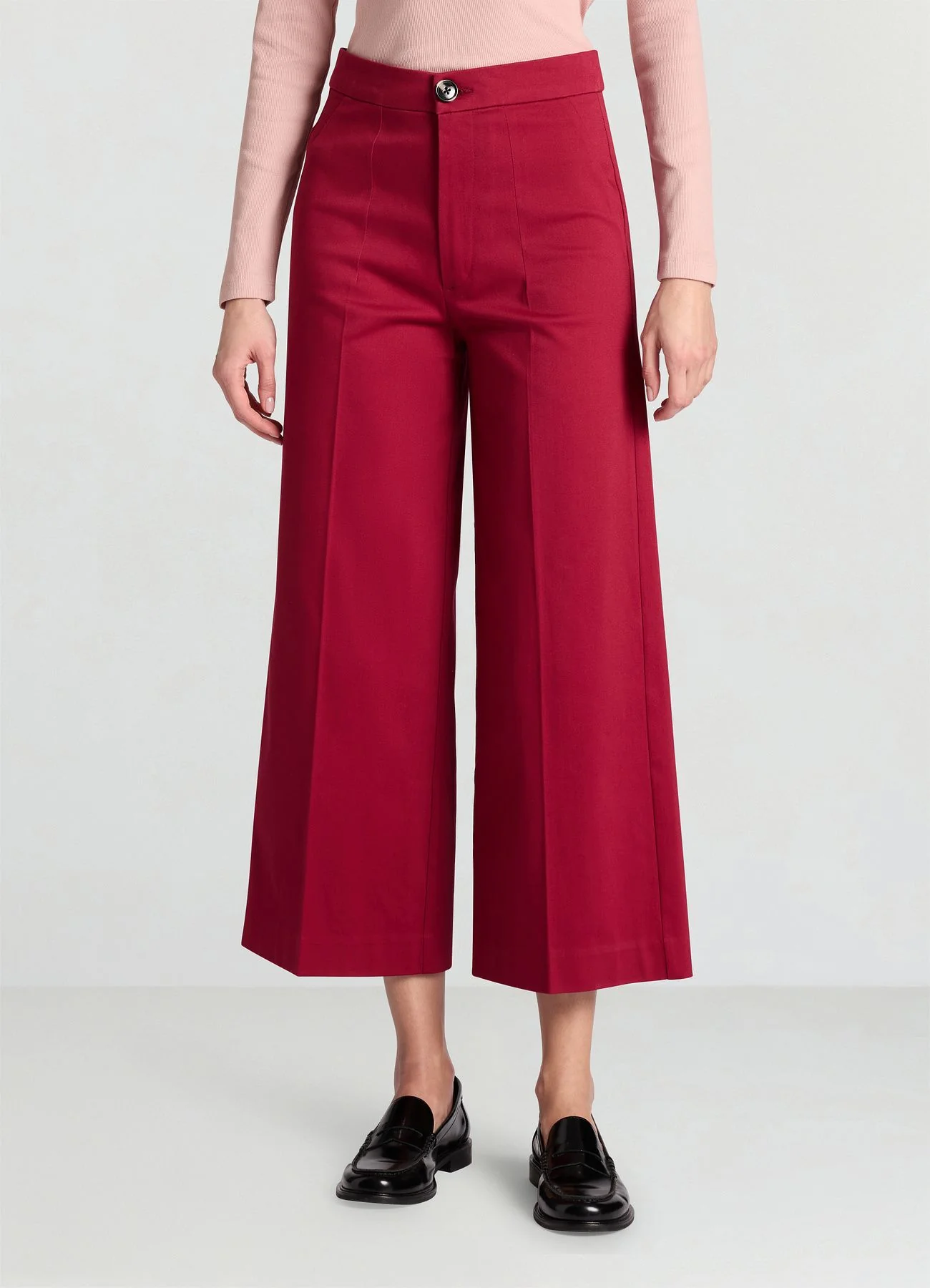Pantaloni culotte sartoriali