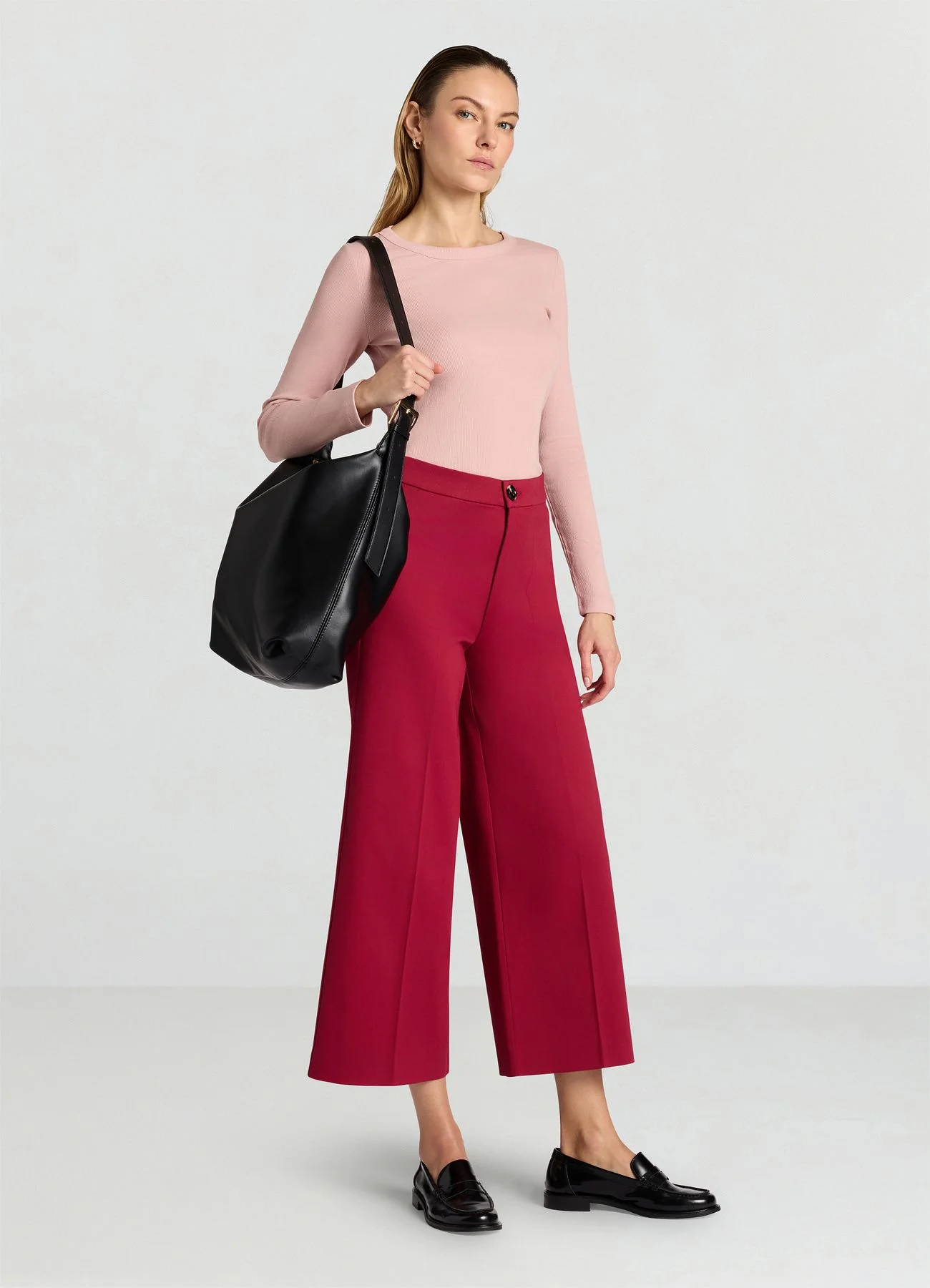 Pantaloni culotte sartoriali - Image 3