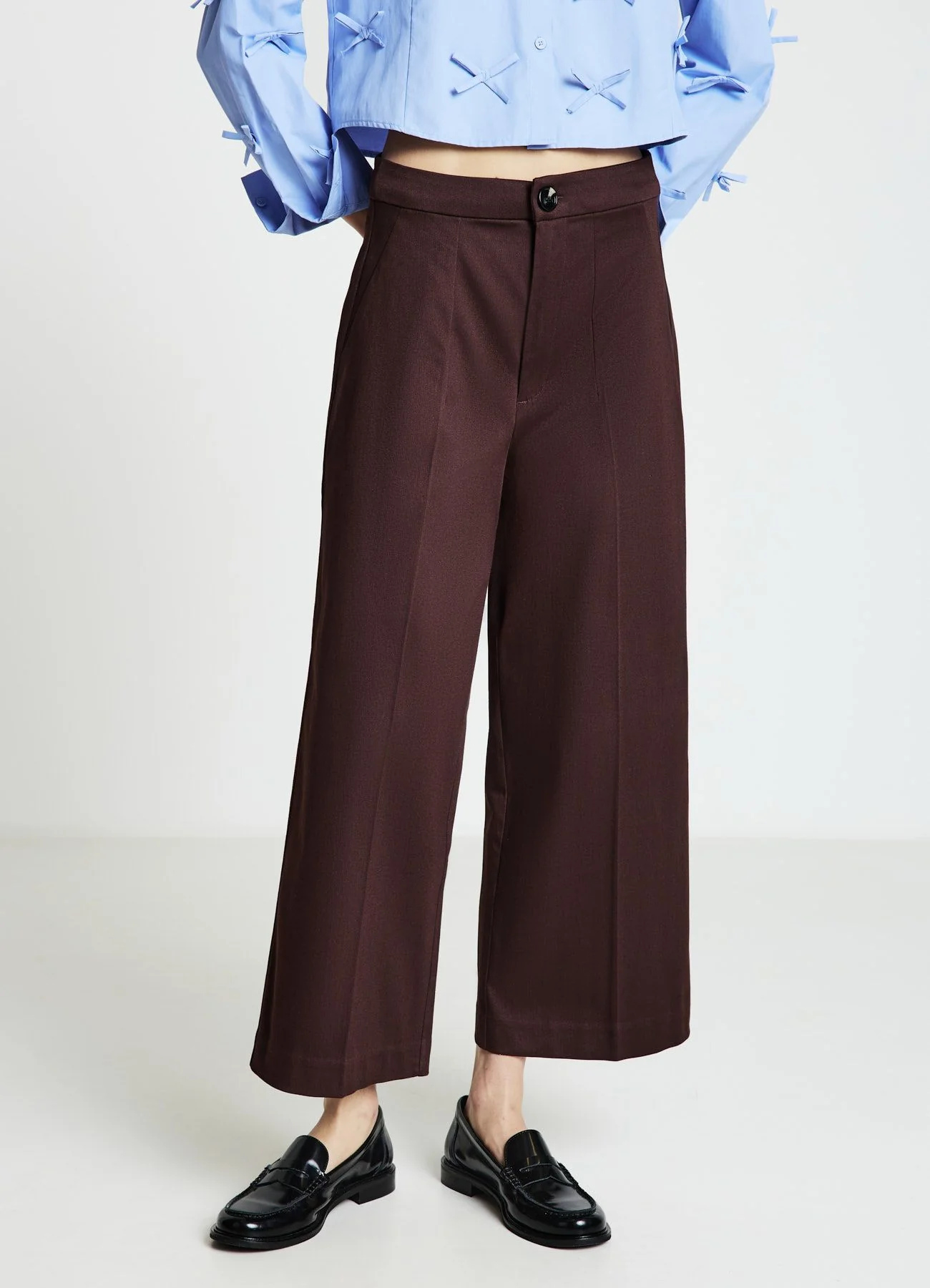 Pantaloni culotte sartoriali