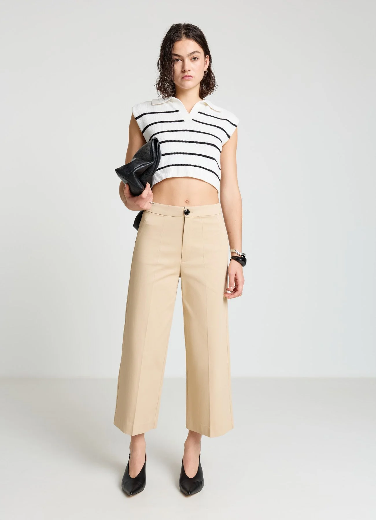 Pantaloni culotte sartoriali - Image 2