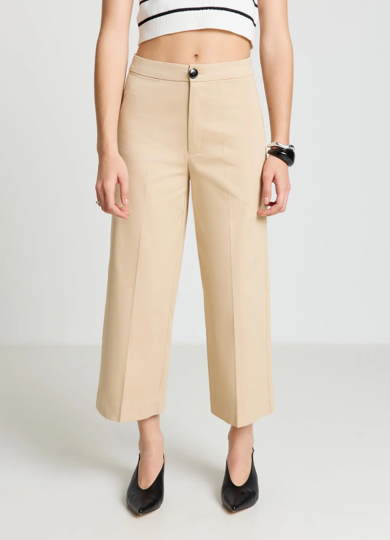 Pantaloni culotte sartoriali - Image 3