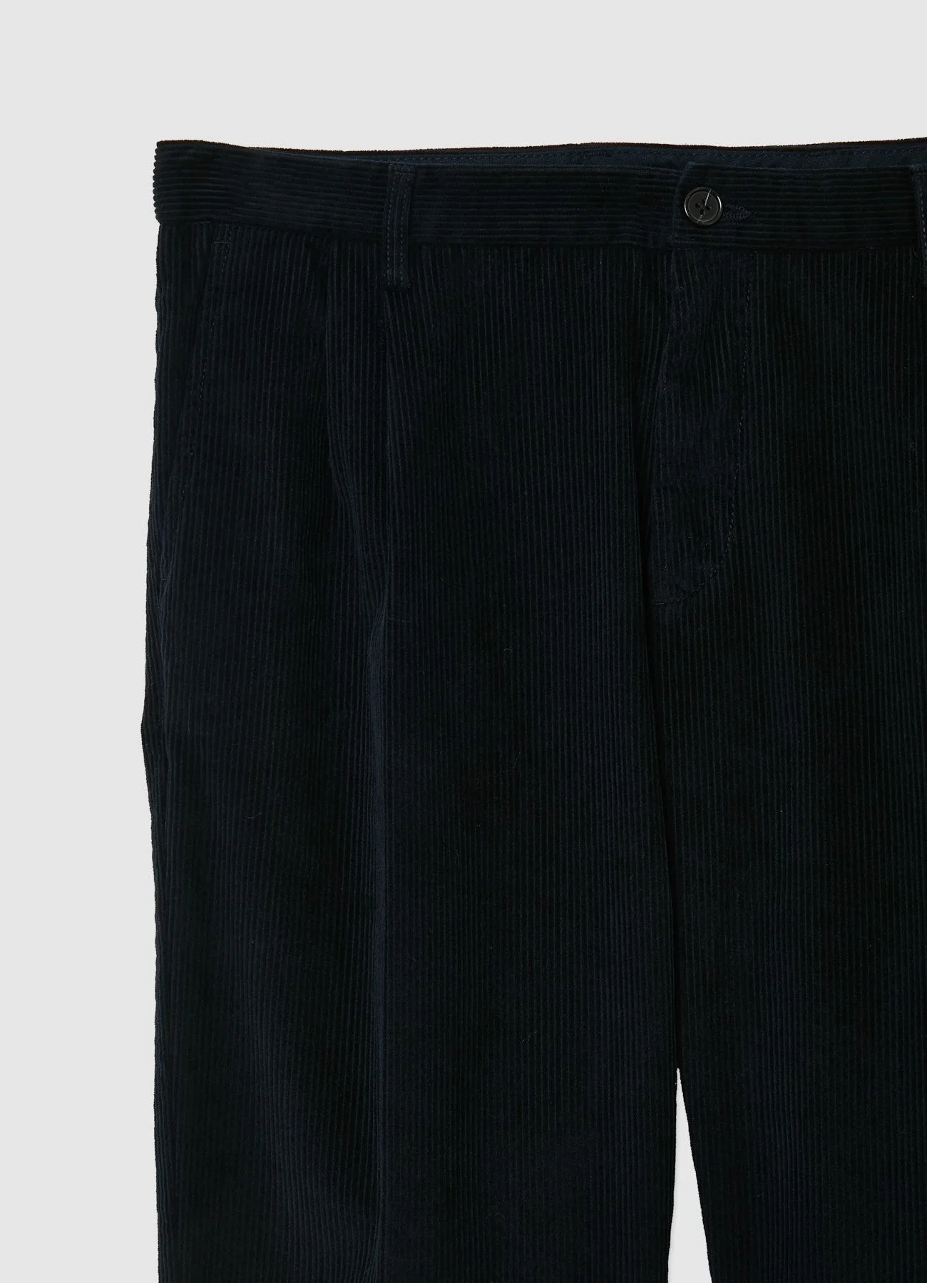 Pantaloni effetto velluto con doppia pinces - Image 5