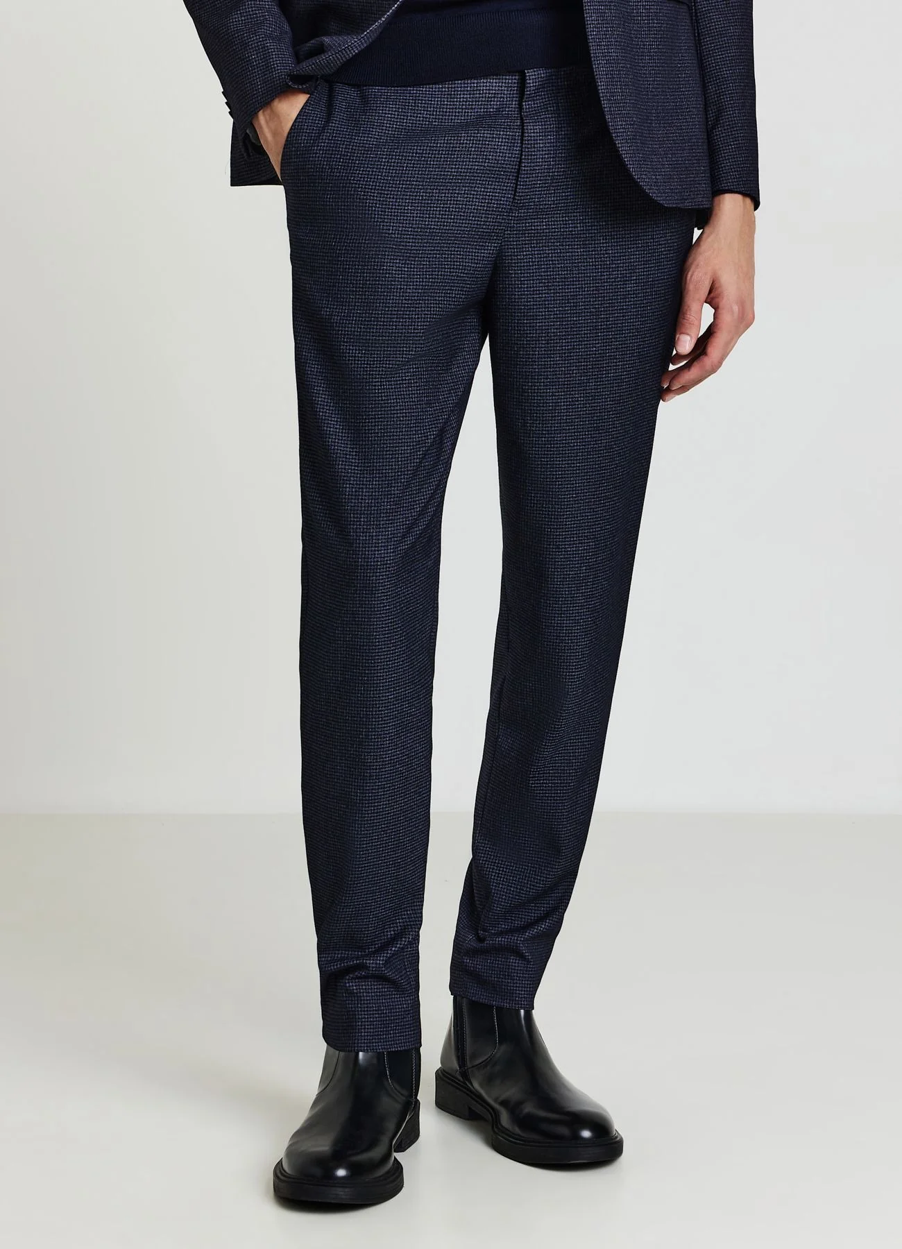 Pantaloni fantasia pied de poule