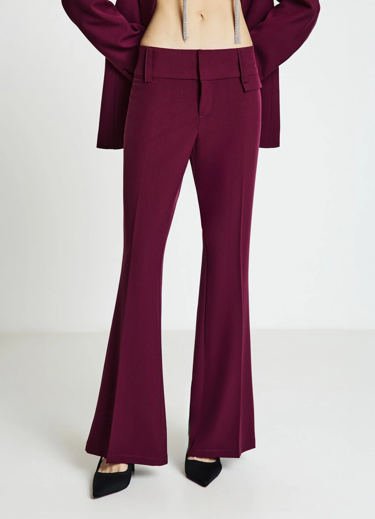 Pantaloni flare a vita alta - Image 3