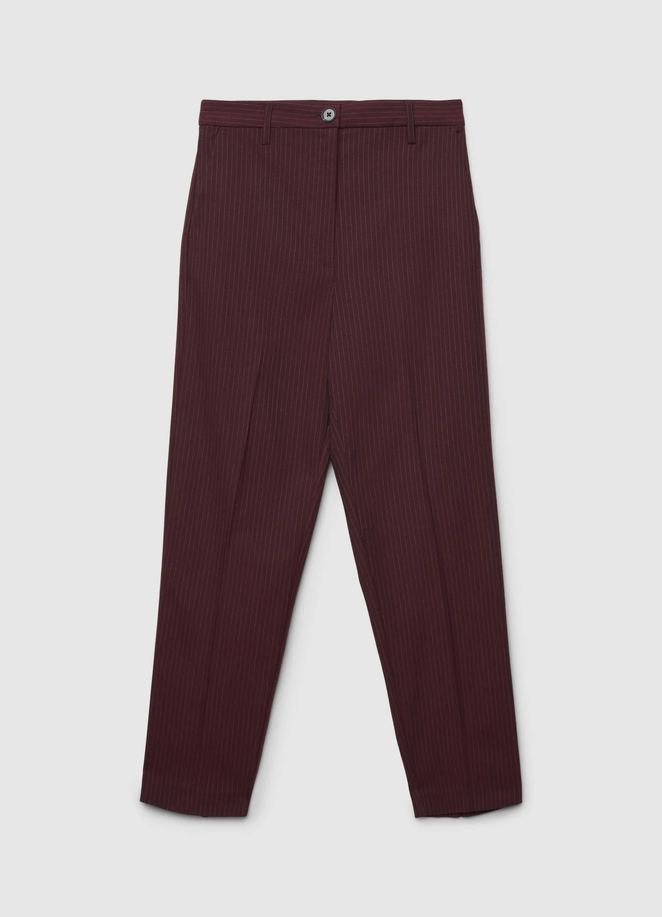 Pantaloni gessati a sigaretta - Image 4